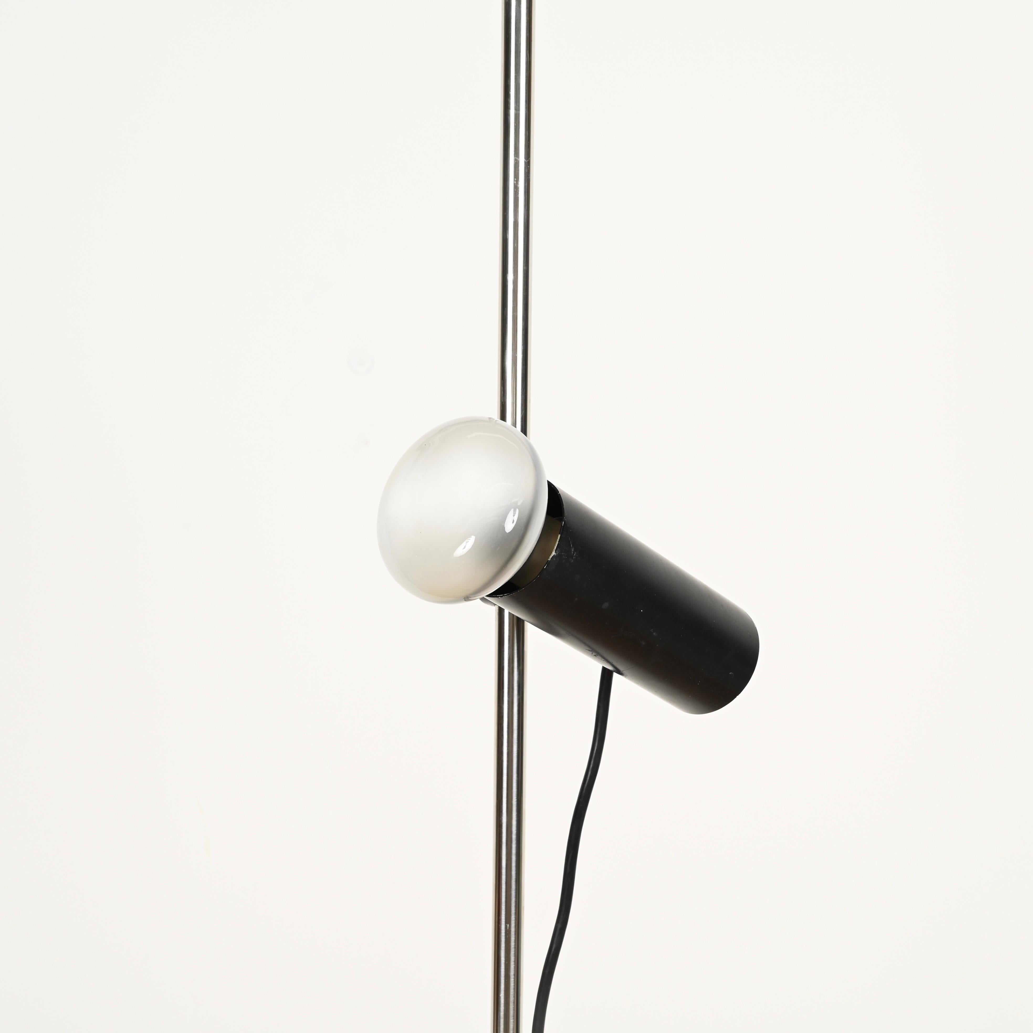Gino Sarfatti Model No 1055 Lampadaire réglable pour Arteluce, Italie 1955 en vente 2