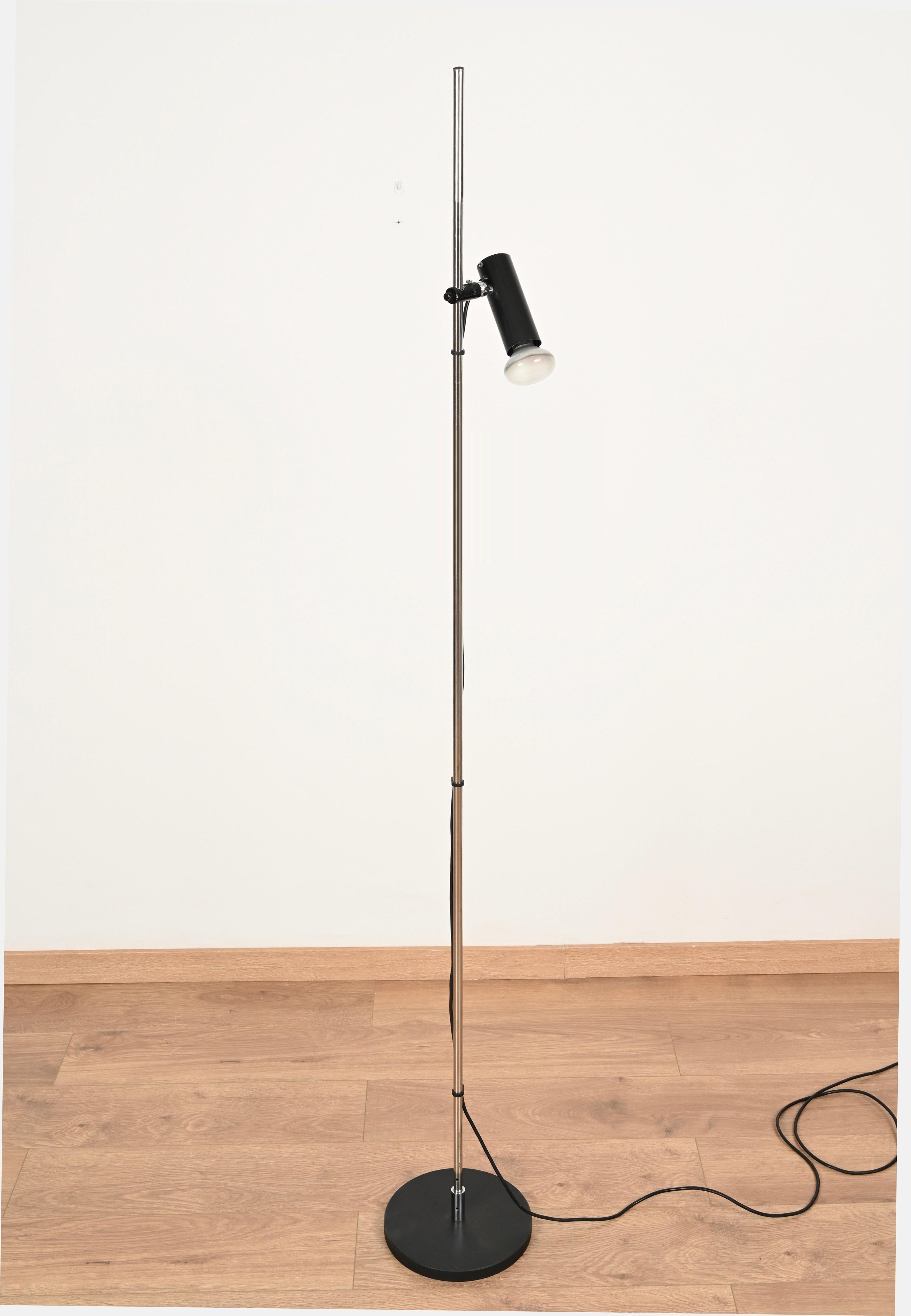 Gino Sarfatti Model No 1055 Lampadaire réglable pour Arteluce, Italie 1955 en vente 1