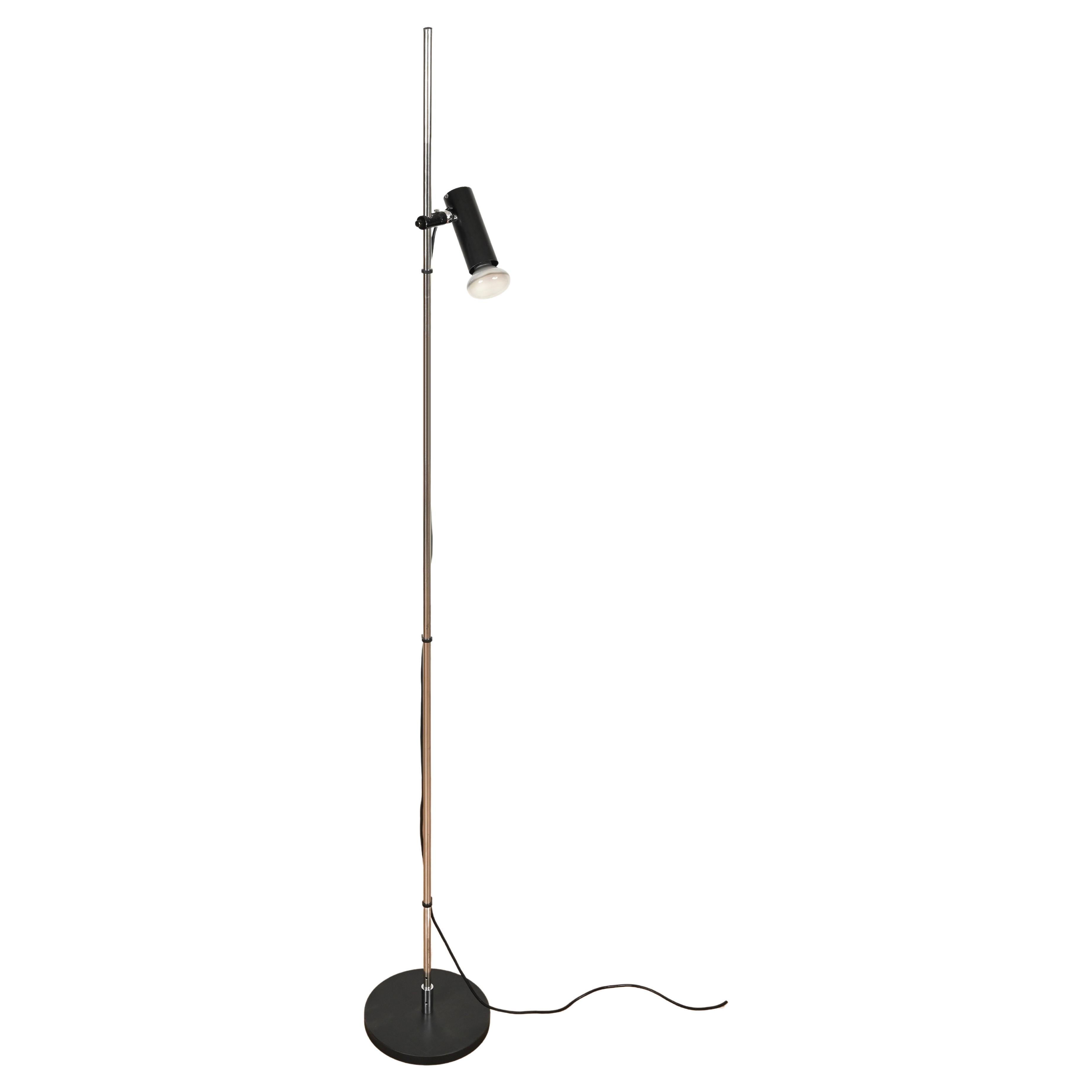 Gino Sarfatti Model No 1055 Lampadaire réglable pour Arteluce, Italie 1955 en vente