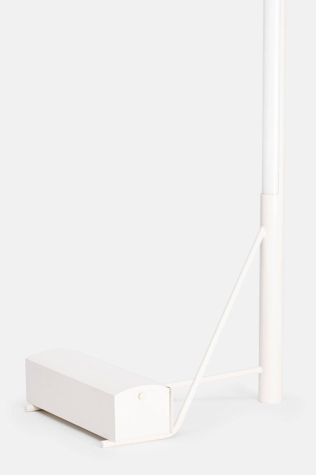 Painted Gino Sarfatti Model #1063 Floor Lamp in Black and White