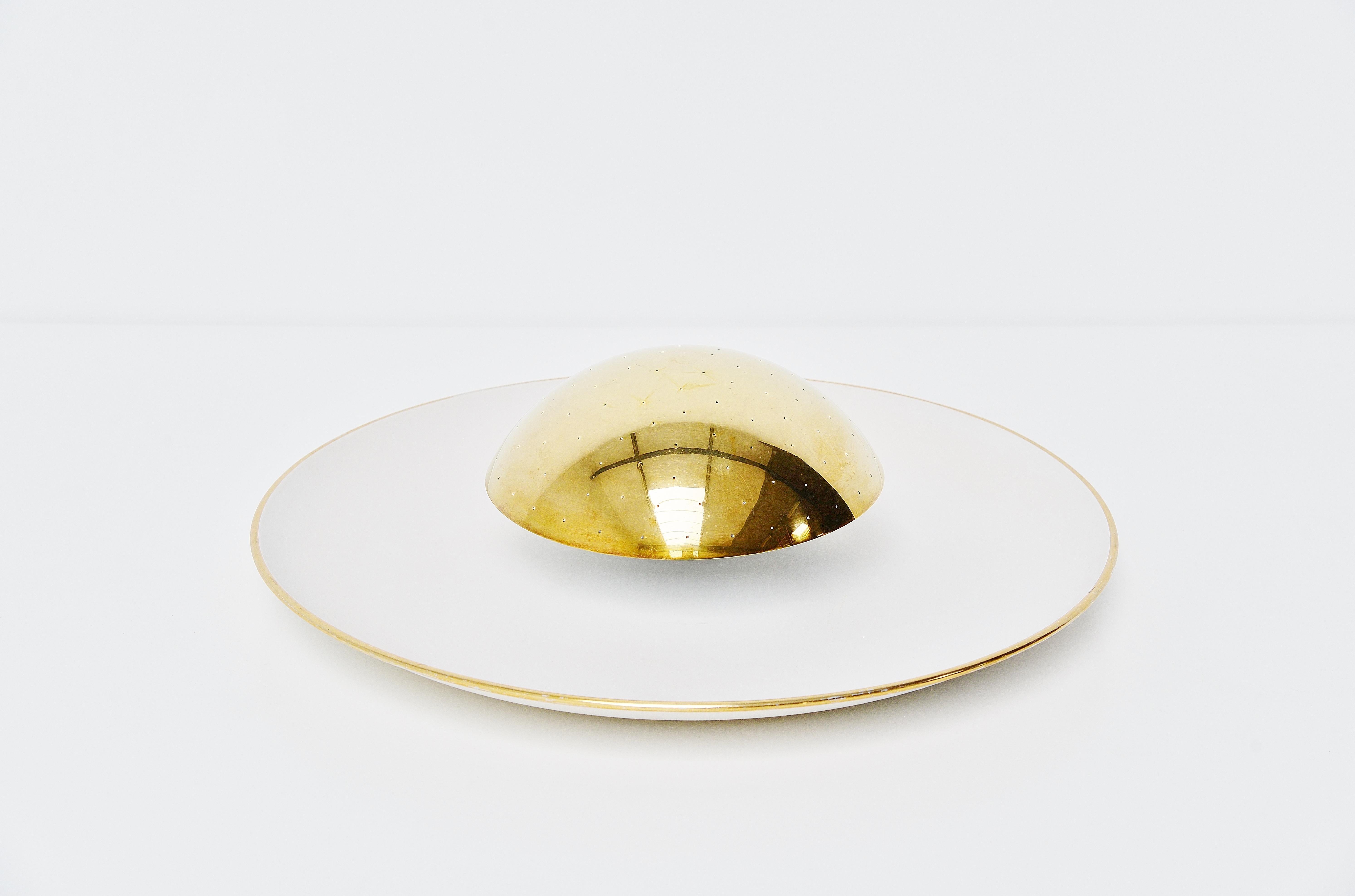 Italian Gino Sarfatti Model 155 Ceiling Lamp Arteluce, 1950