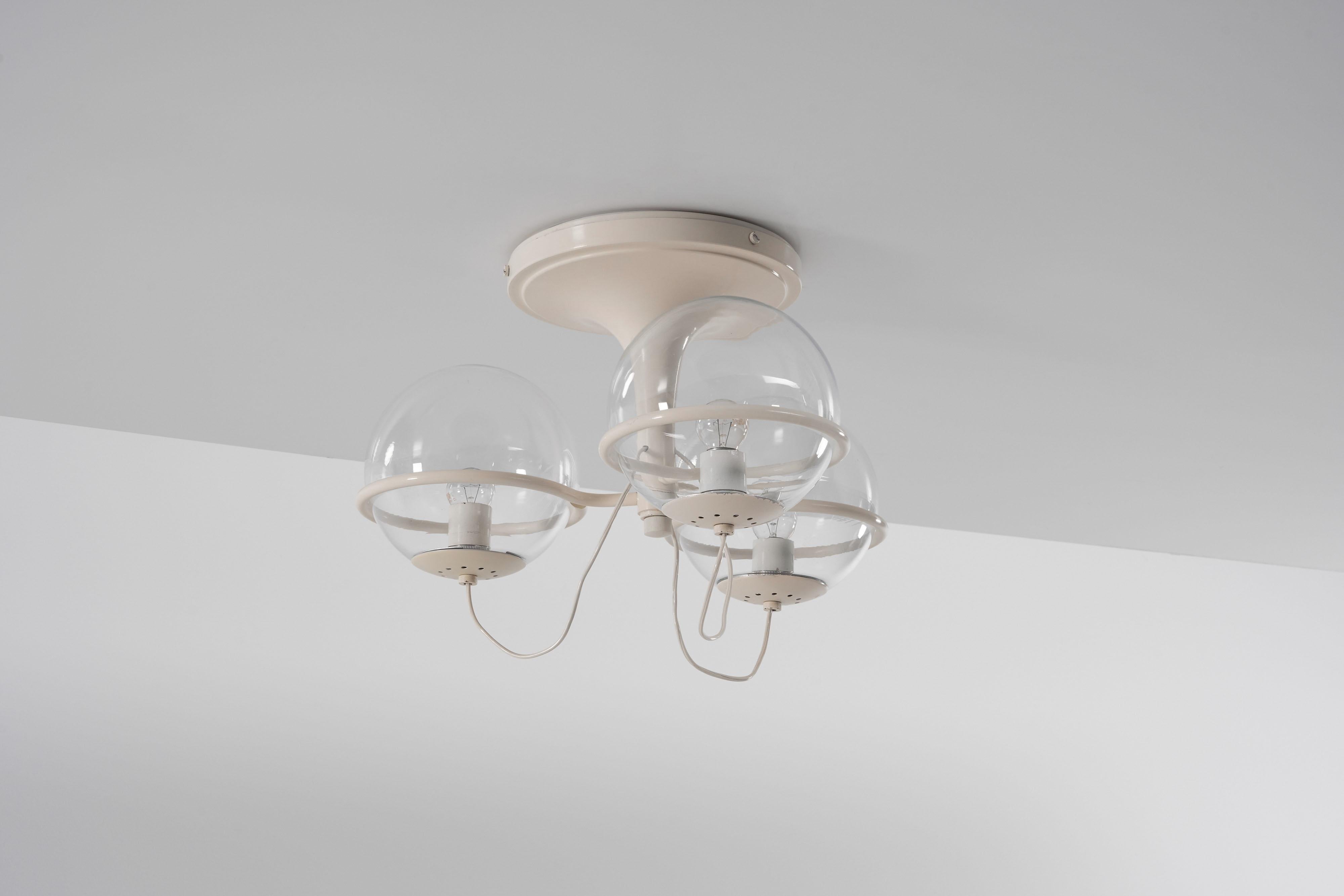 Gino Sarfatti Model 2042/3 Ceiling Lamp Arteluce 1960 For Sale 4