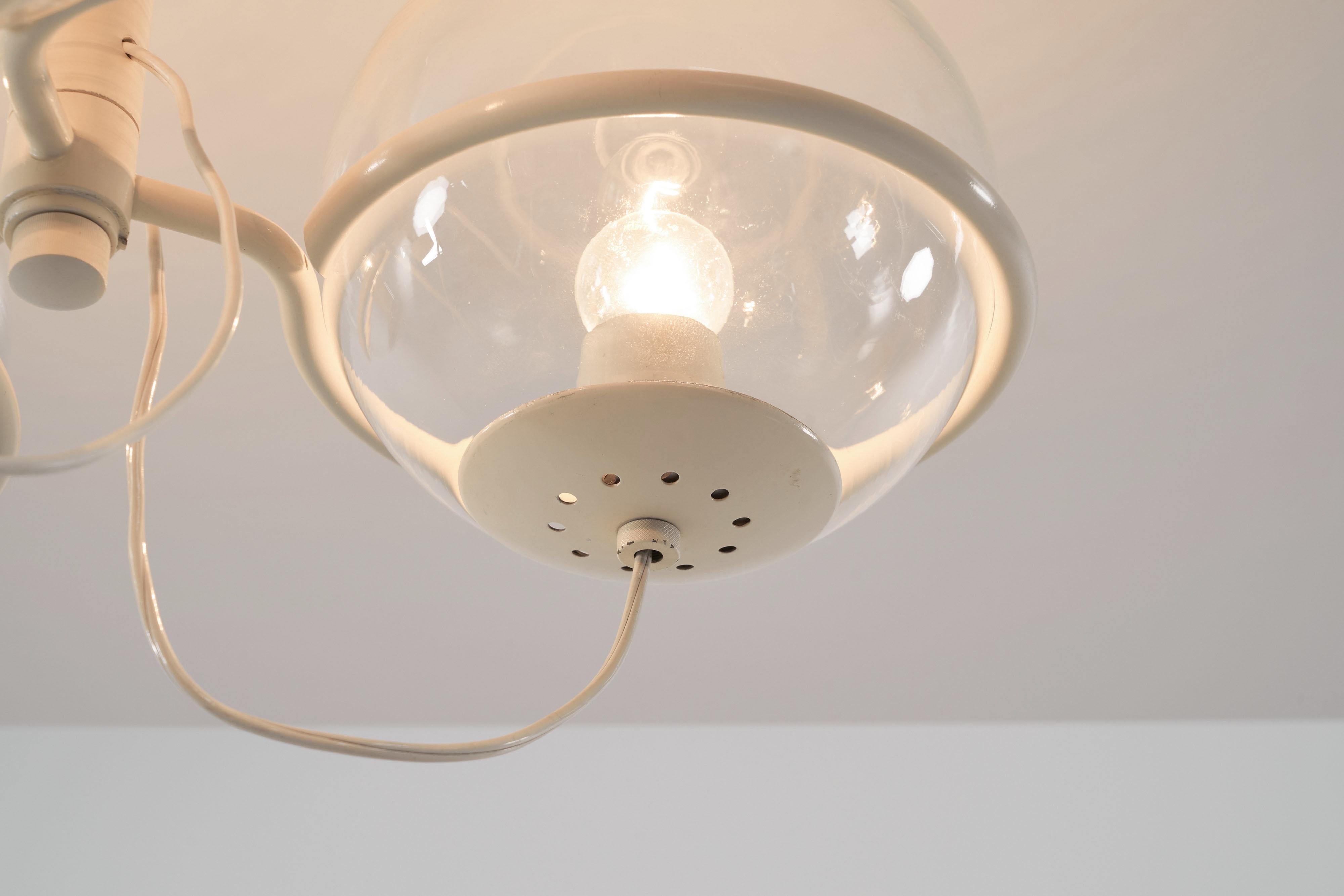 Mid-Century Modern Gino Sarfatti Model 2042/3 Ceiling Lamp Arteluce 1960 For Sale