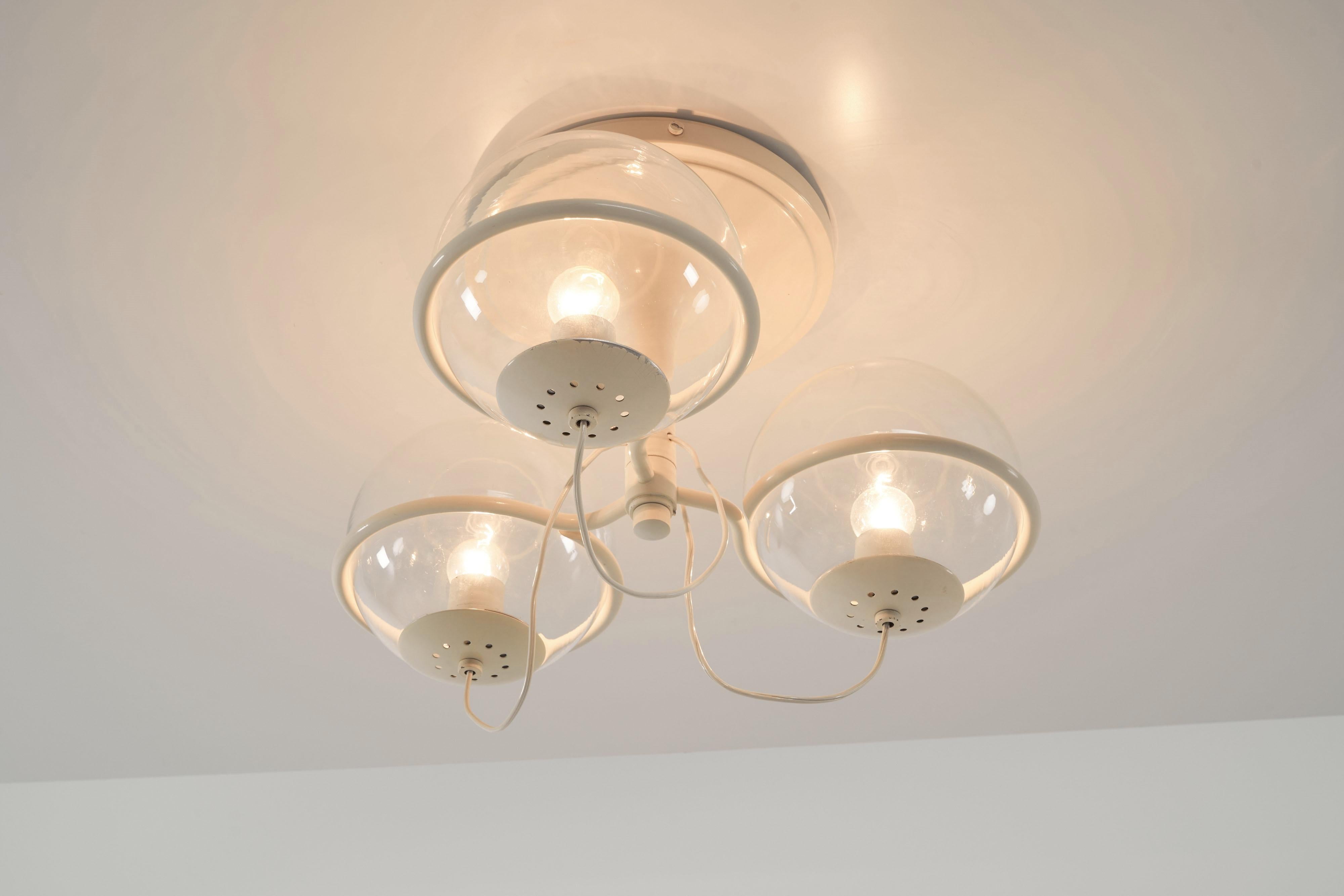 Italian Gino Sarfatti Model 2042/3 Ceiling Lamp Arteluce 1960 For Sale
