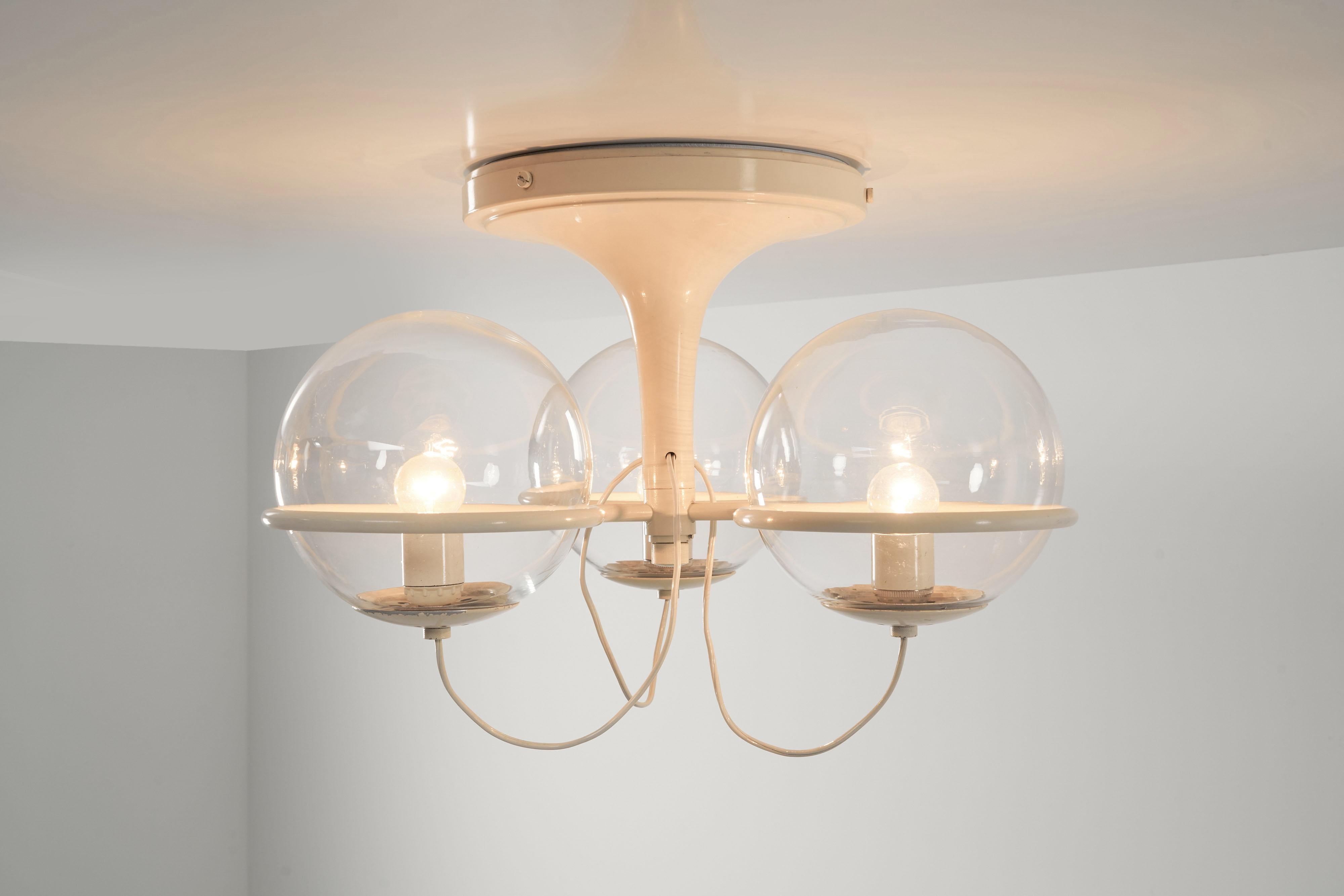 Mid-20th Century Gino Sarfatti Model 2042/3 Ceiling Lamp Arteluce 1960 For Sale