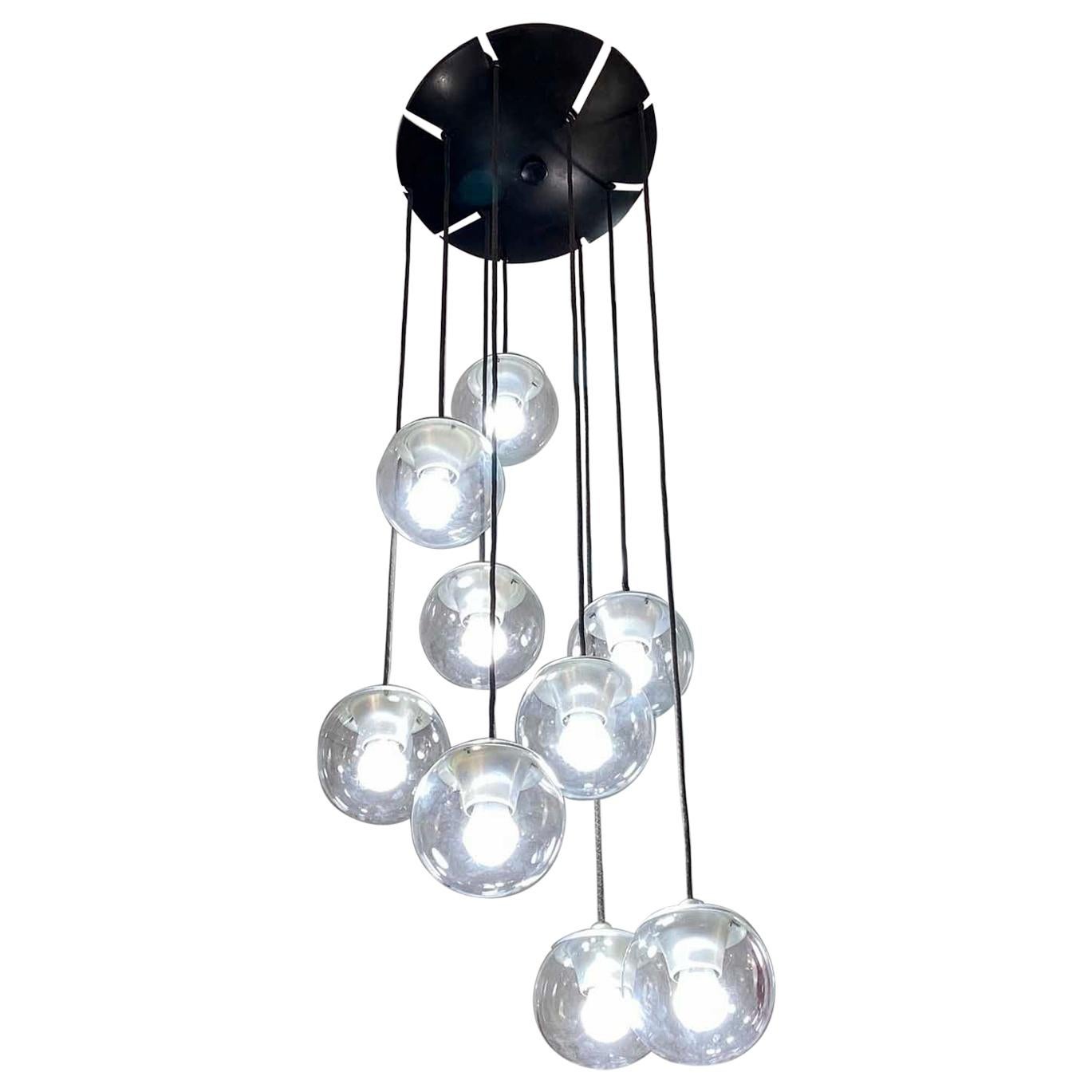 Gino Sarfatti Model 2095/9 Ceiling Lamp for Arteluce, Italy, 1958