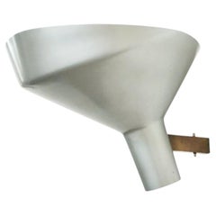 Gino No Sarfatti Model 225 Sarfatti en aluminium et laiton pour Arteluce 1957