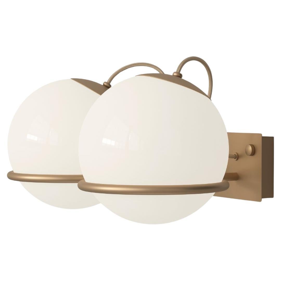 Gino Sarfatti Model 238/2 Wall Lamp in Champagne for Astep For Sale