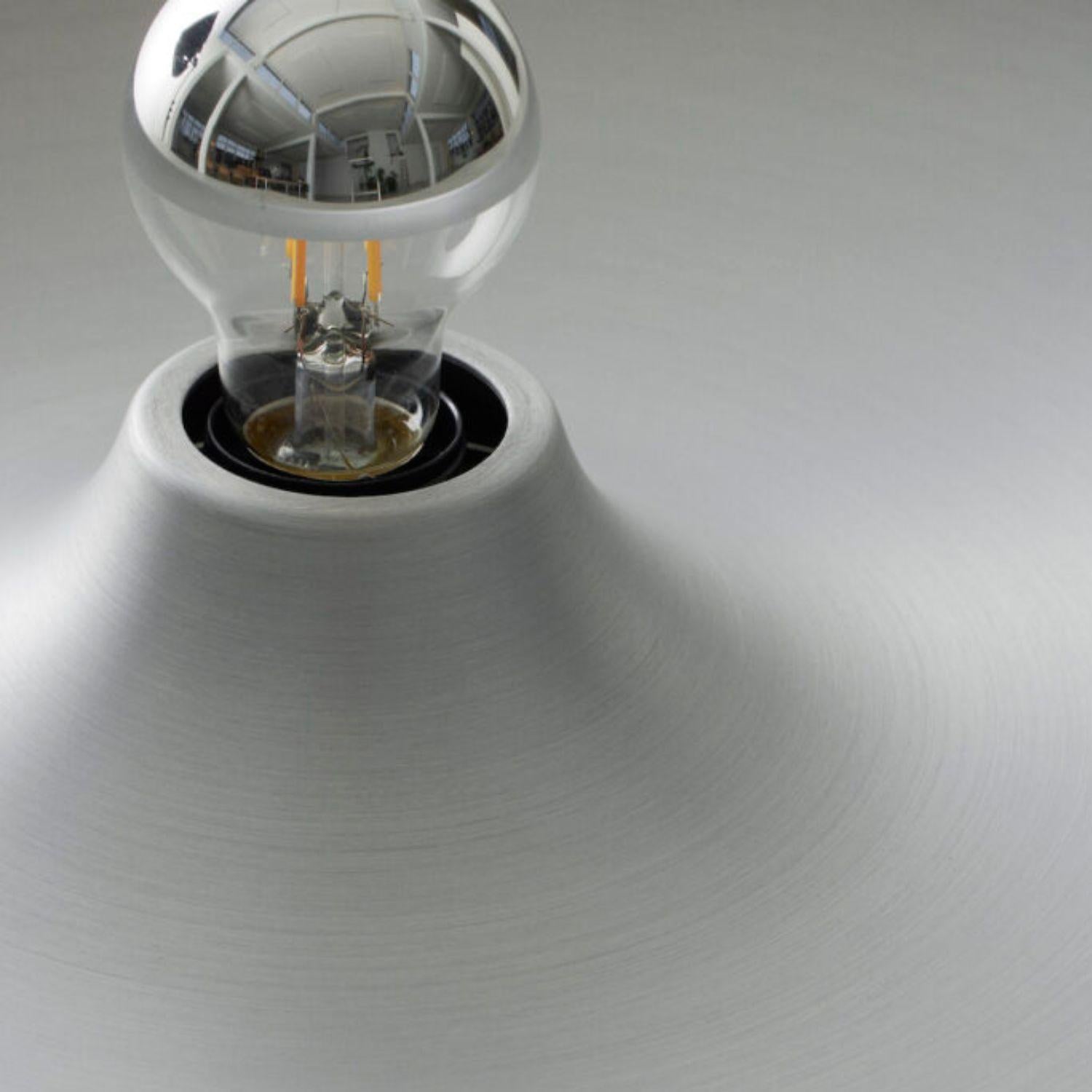 Gino Sarfatti 'Modell 262' Wandleuchte aus satiniertem Aluminium für Astep (Italienisch) im Angebot