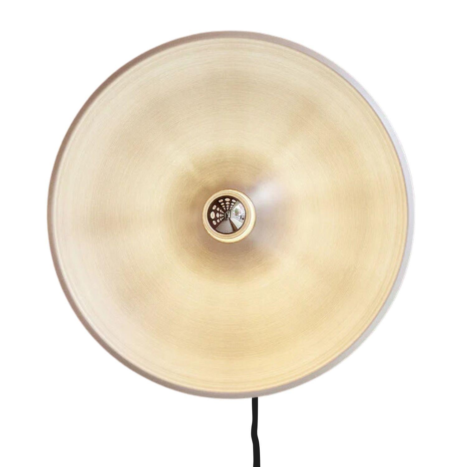 Gino Sarfatti 'Modell 262' Wandleuchte aus satiniertem Aluminium für Astep im Angebot 1