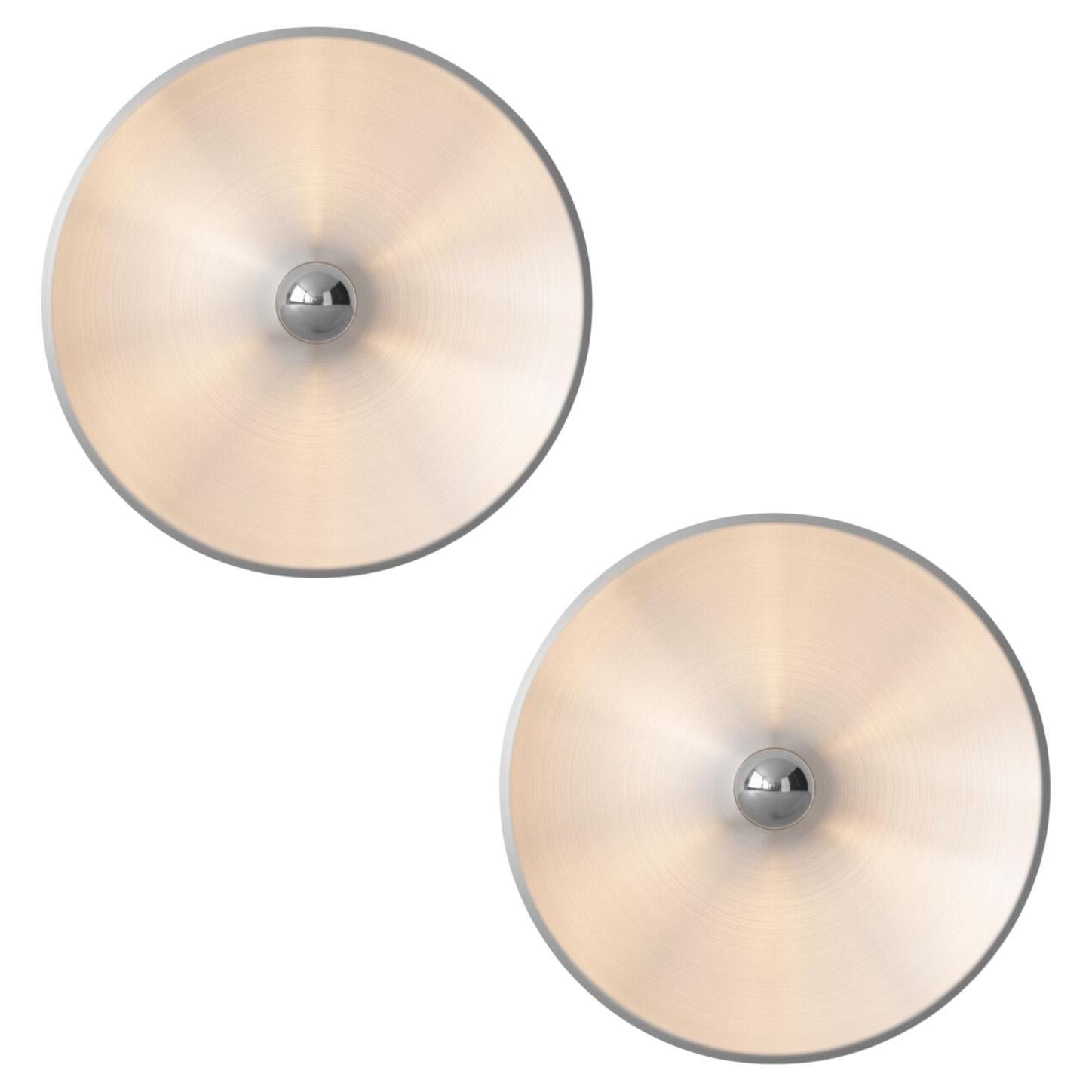 Gino Sarfatti 'Model 262' Satin Aluminum Wall Lamp for Astep