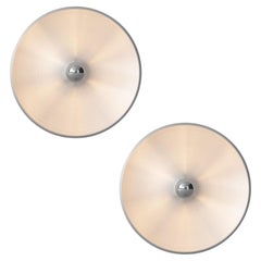 Gino Sarfatti 'Model 262' Satin Aluminum Wall Lamp for Astep