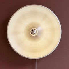 Gino Sarfatti 'Model 262' Lampada da parete in alluminio satinato con spina per Astep