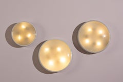 Gino Sarfatti Model 3001 Ceiling Lamps for Arteluce, Italy, 1950s (Set of 3)