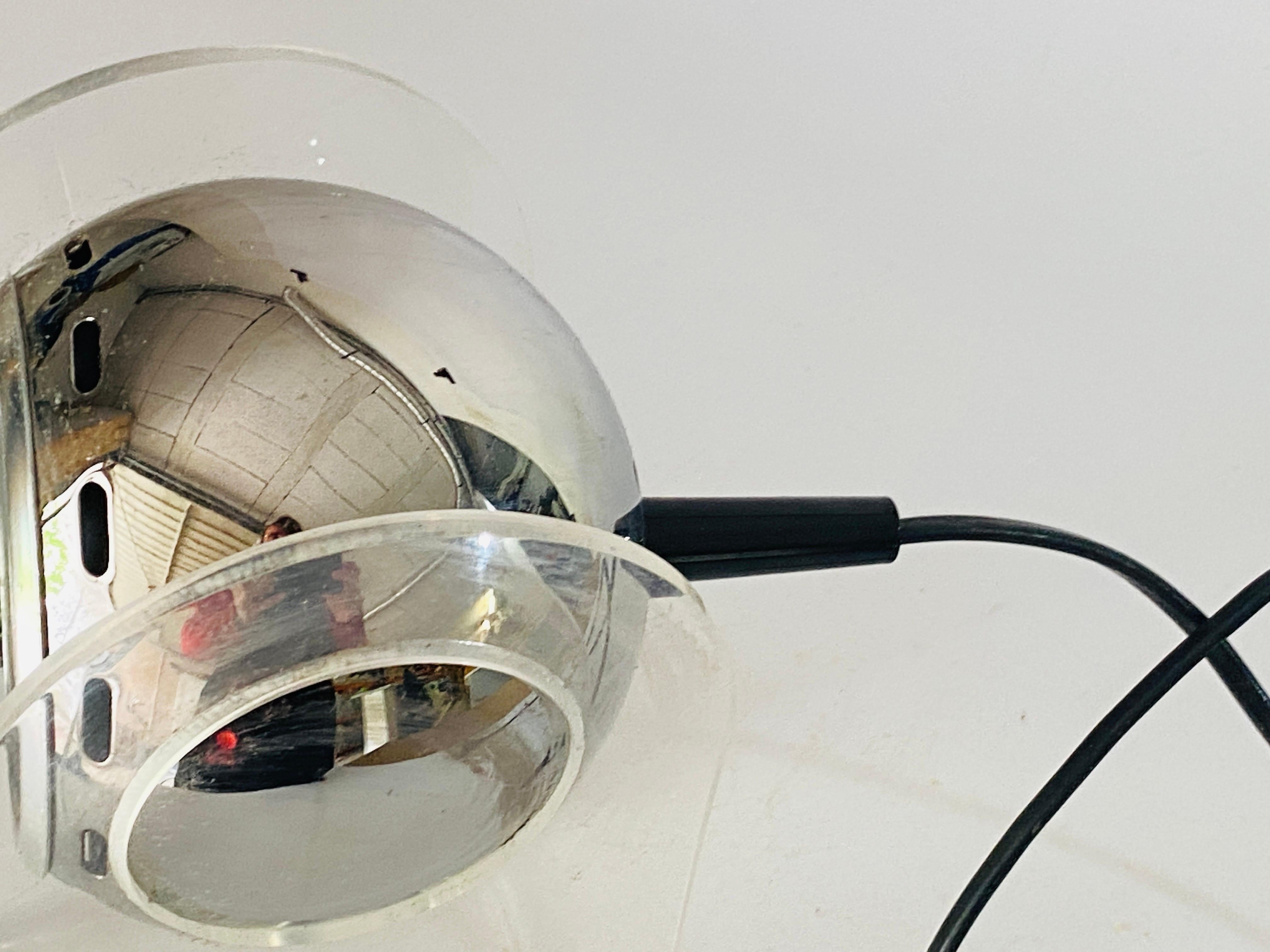 Plexiglass Gino Sarfatti Model 540P Table Lamp for Arteluce, 1960s For Sale