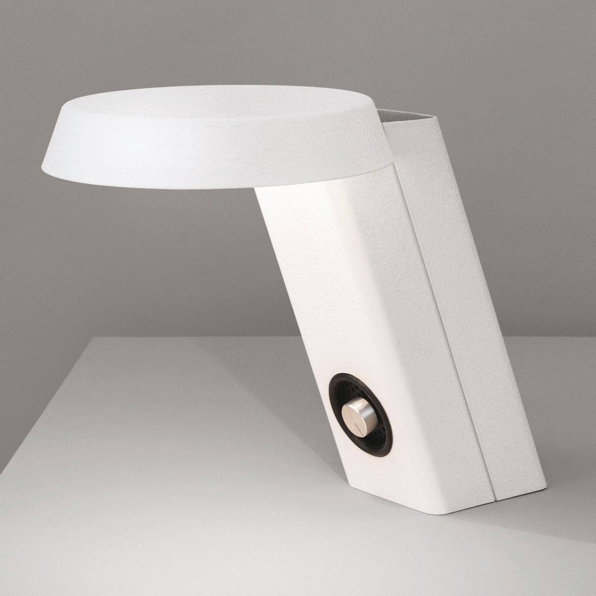 Painted Gino Sarfatti Model #607 Table Lamp in Grey