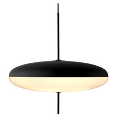 Gino Sarfatti Model No. 2065 Ceiling Light en noir et blanc pour Astep