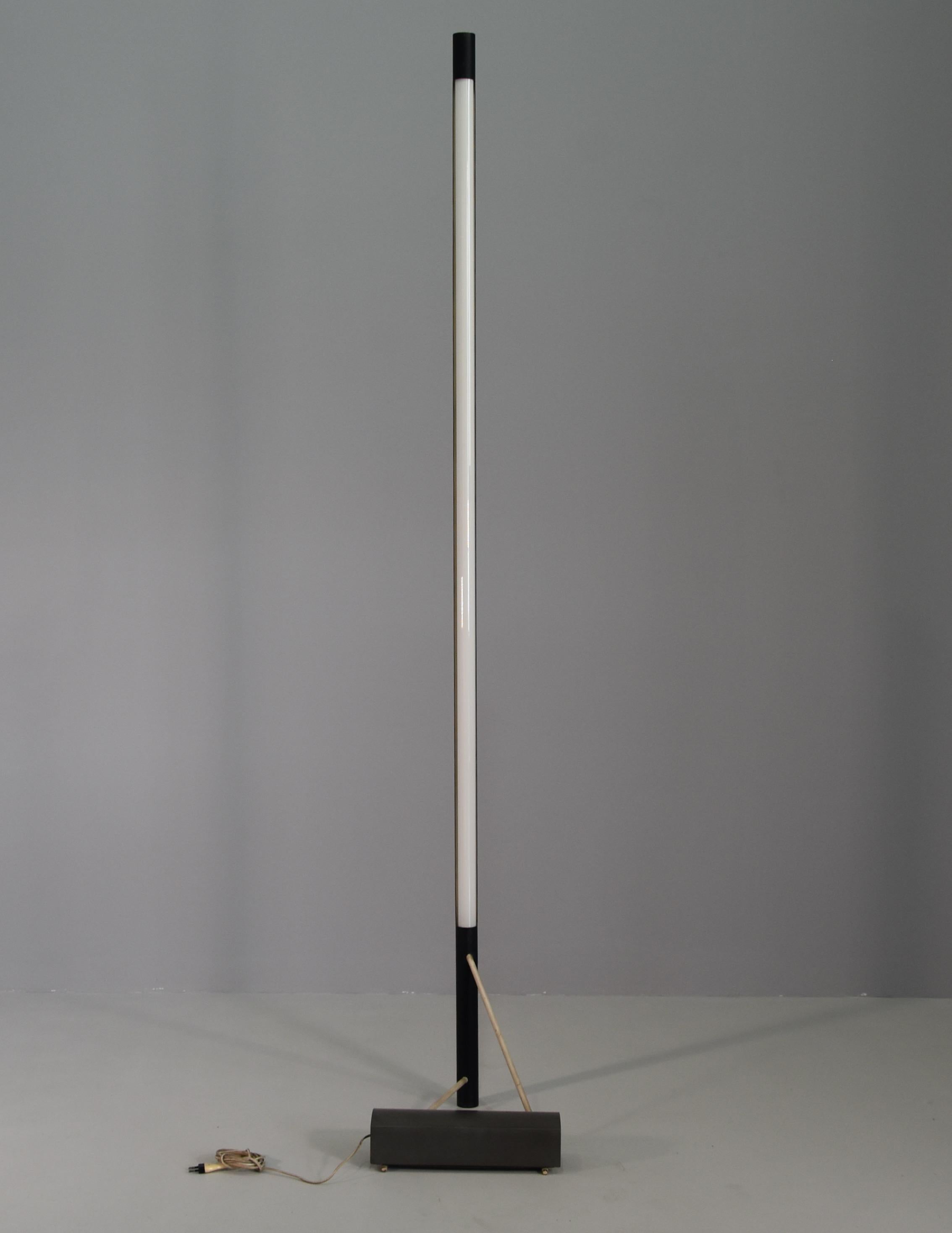 Gino Sarfatti N°1063 Arteluce Floor Lamp in Black 8