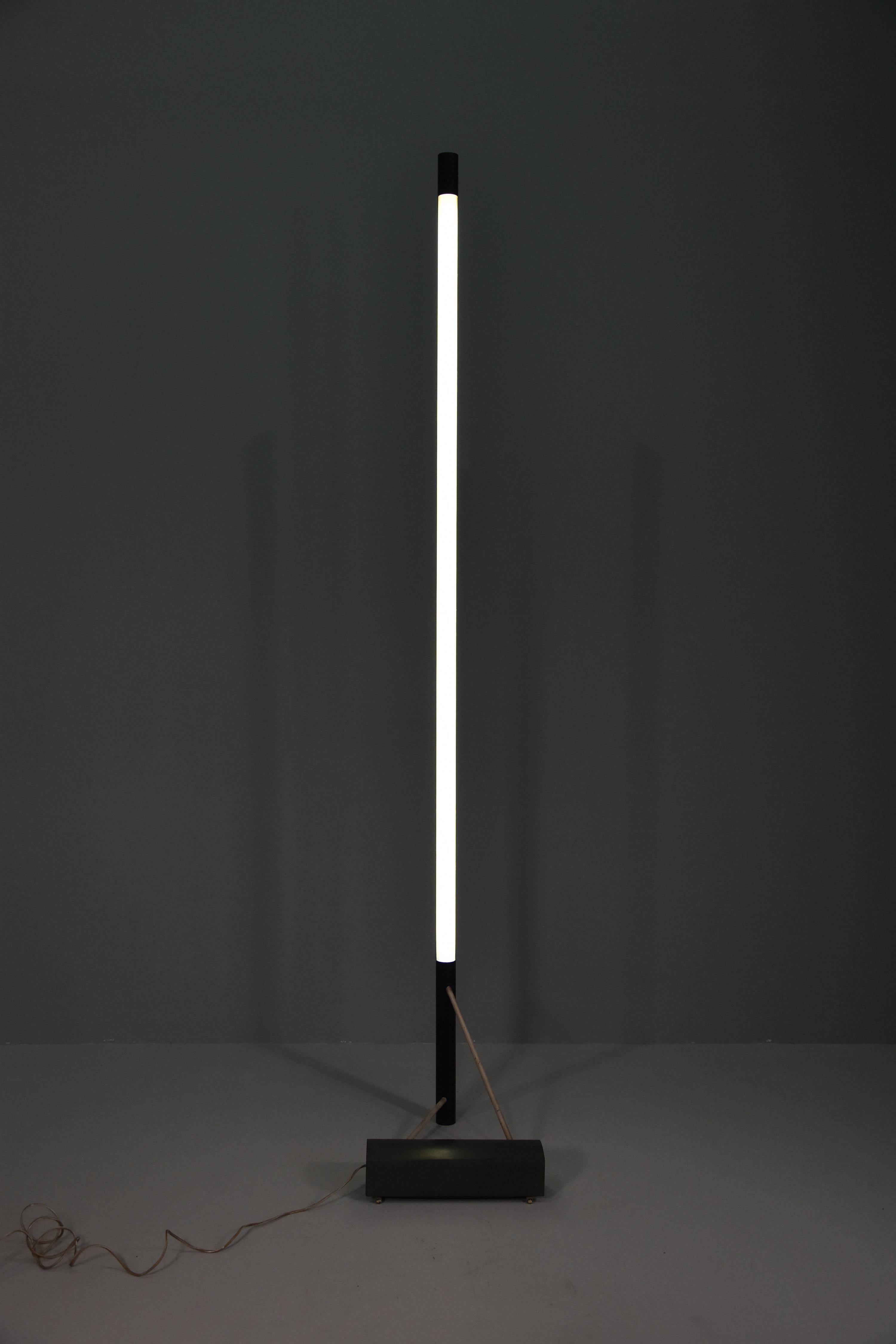 Gino Sarfatti N°1063 Arteluce Floor Lamp in Black 2