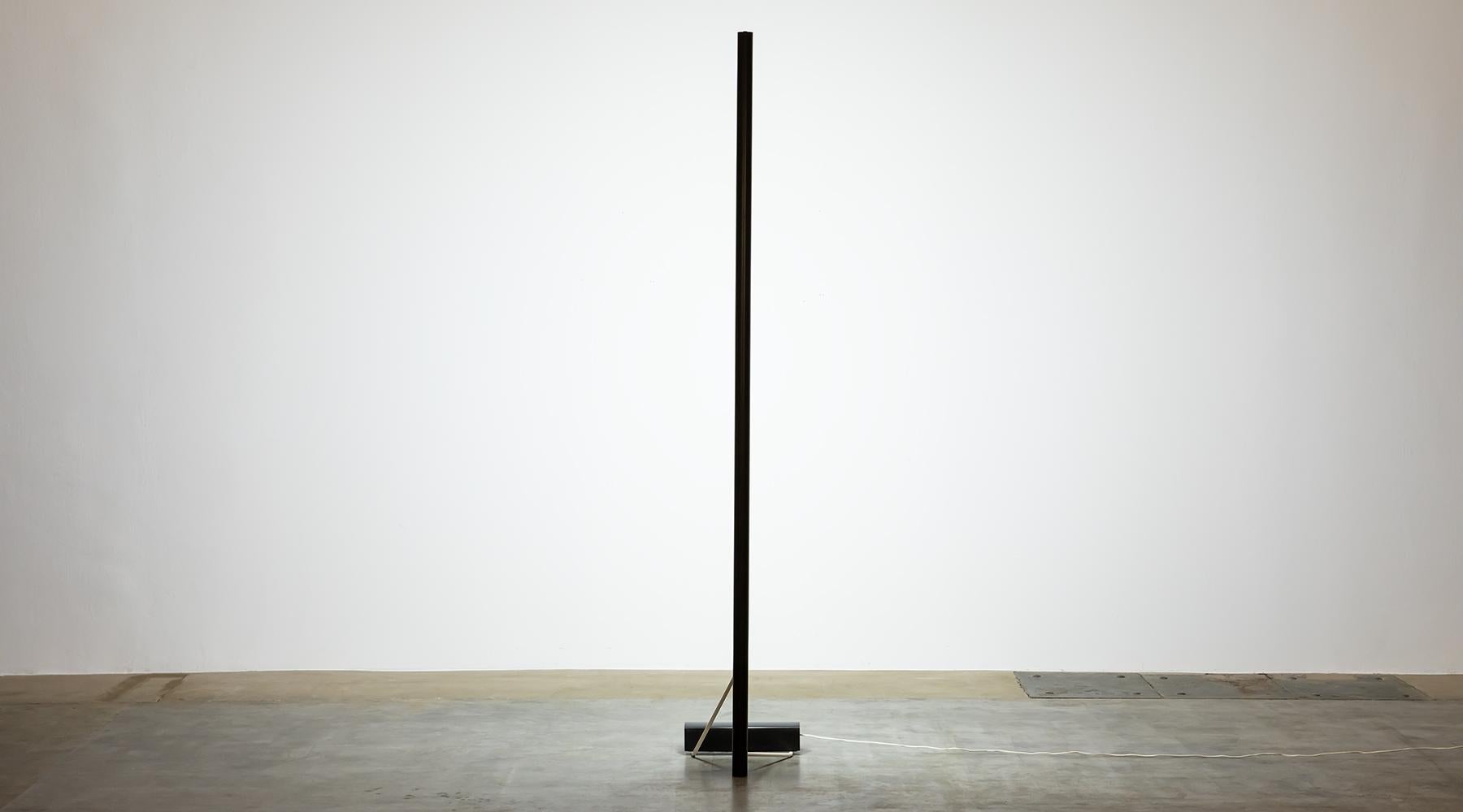 Mid-Century Modern Gino Sarfatti N°1063 Floor Lamp in black For Sale