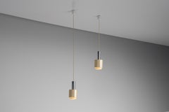 Gino Sarfatti pendant lamp pair Arteluce Italy 1958