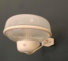 Gino Sarfatti for Arteluce Wall Lamp "228" White, Italy 1950s