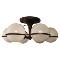 Gino Sarfatti for Arteluce Chandelier Mod.2042/6, Italy 1960s