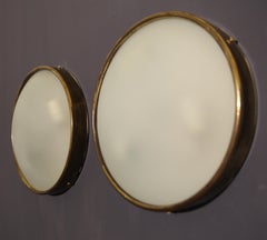 Gino Sarfatti rare set of ceiling lights  made for the Milanese residence