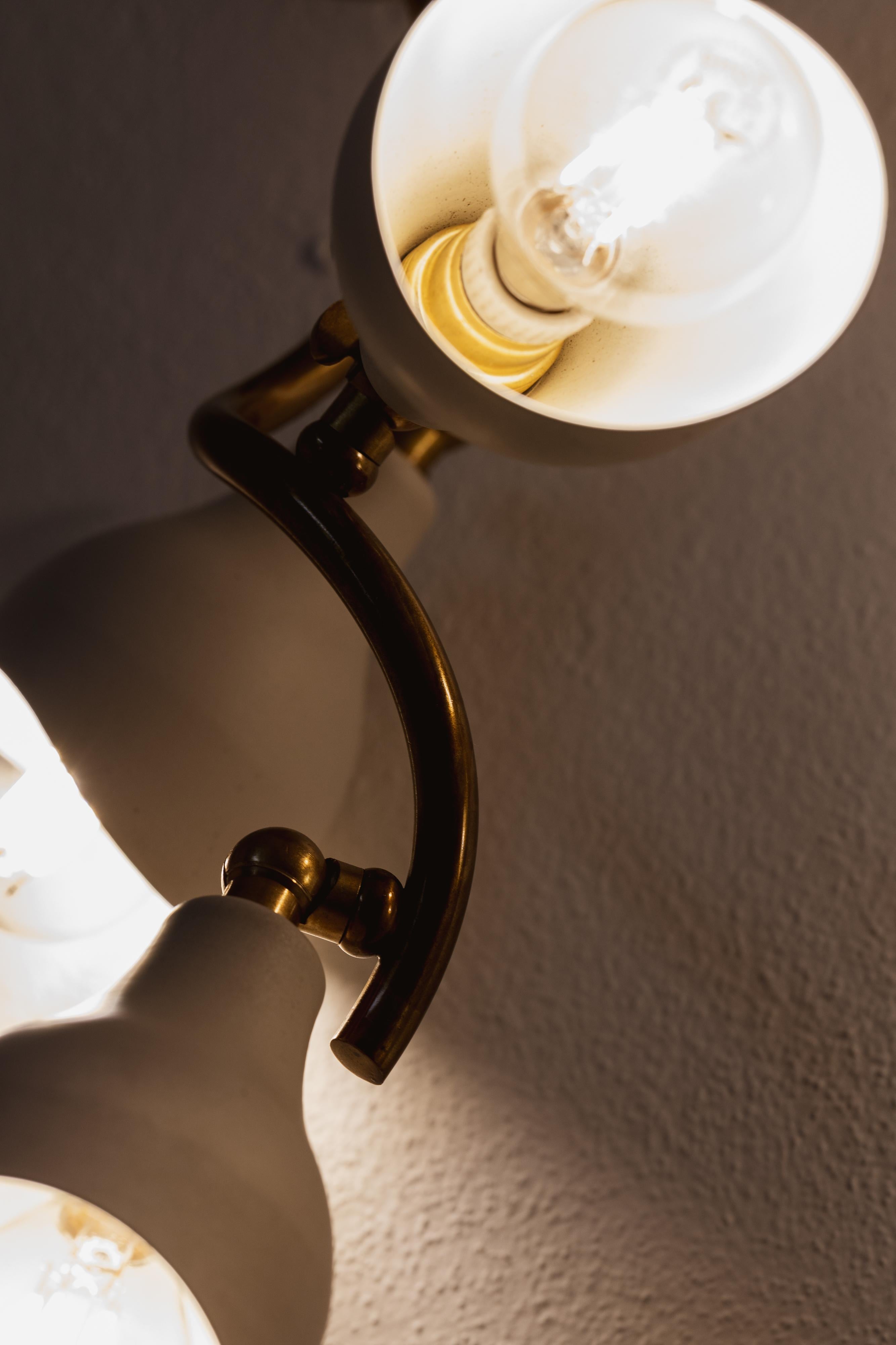 Brass Gino Sarfatti Sconce for Arteluce, 1952 For Sale