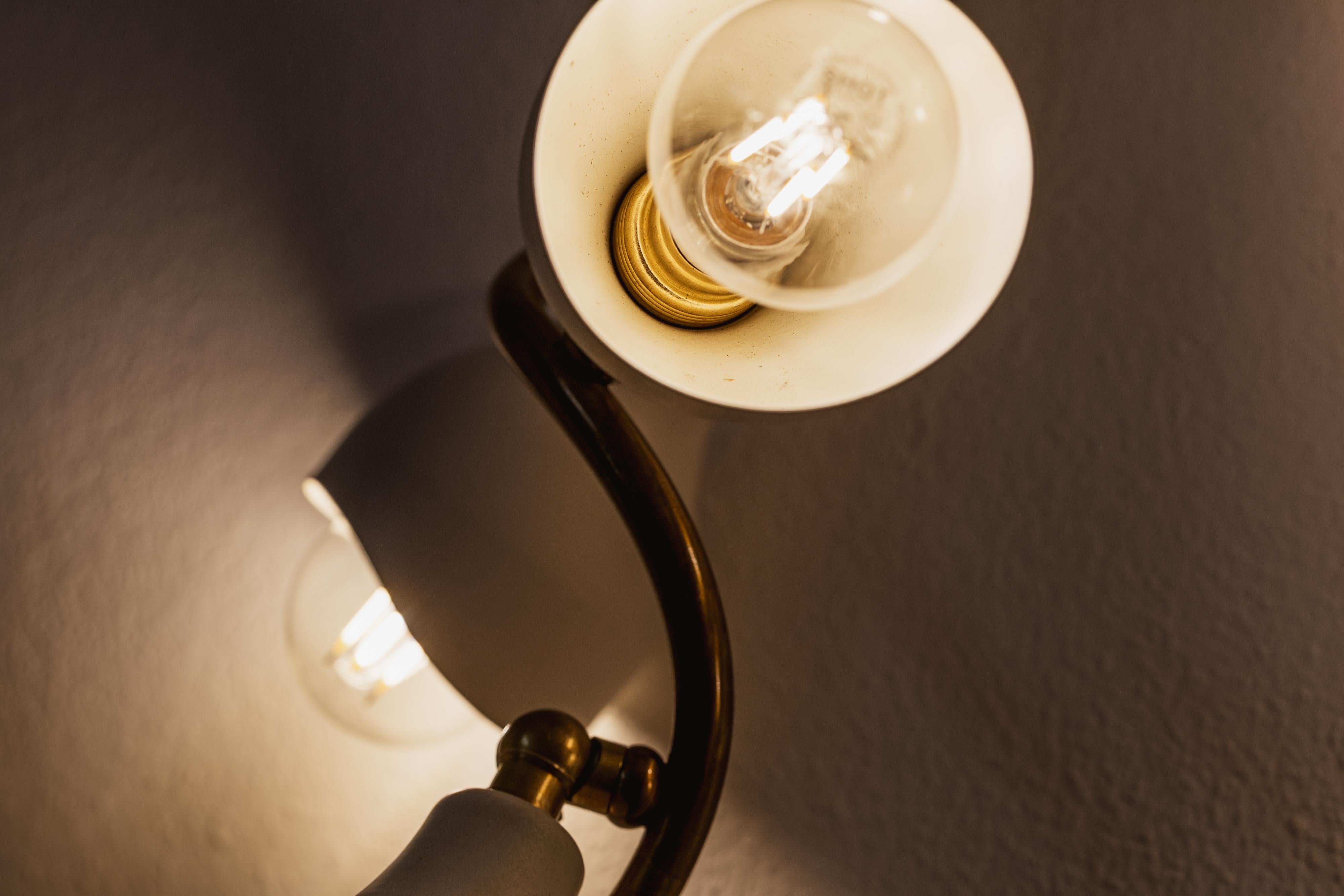 Gino Sarfatti Sconces for Arteluce, 1952, Set of 2 In Good Condition For Sale In Lonigo, Veneto