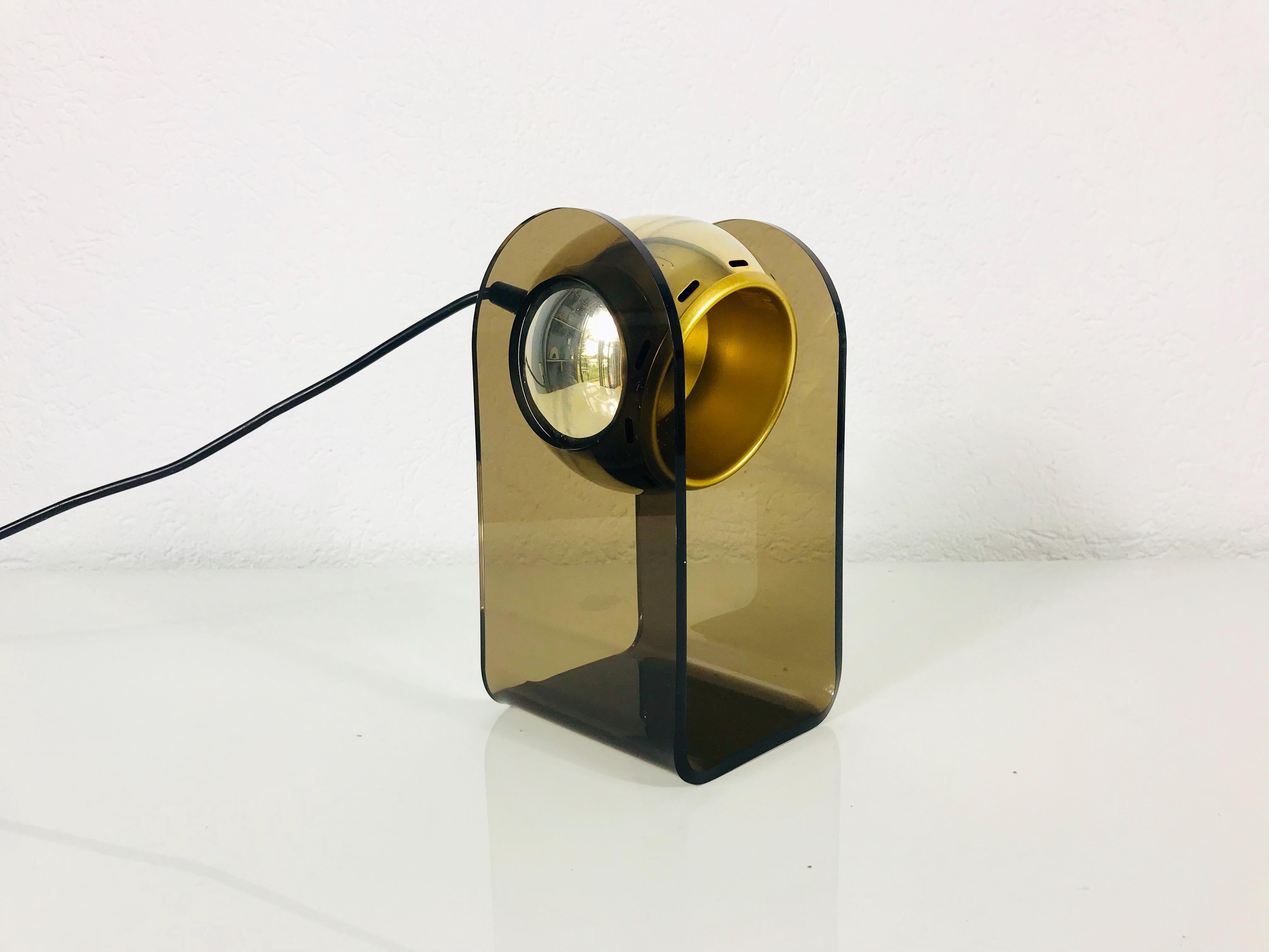 Tischlampe Modell 540P von Gino Sarfatti für Arteluce, Italien, 1968 (Mitte des 20. Jahrhunderts) im Angebot