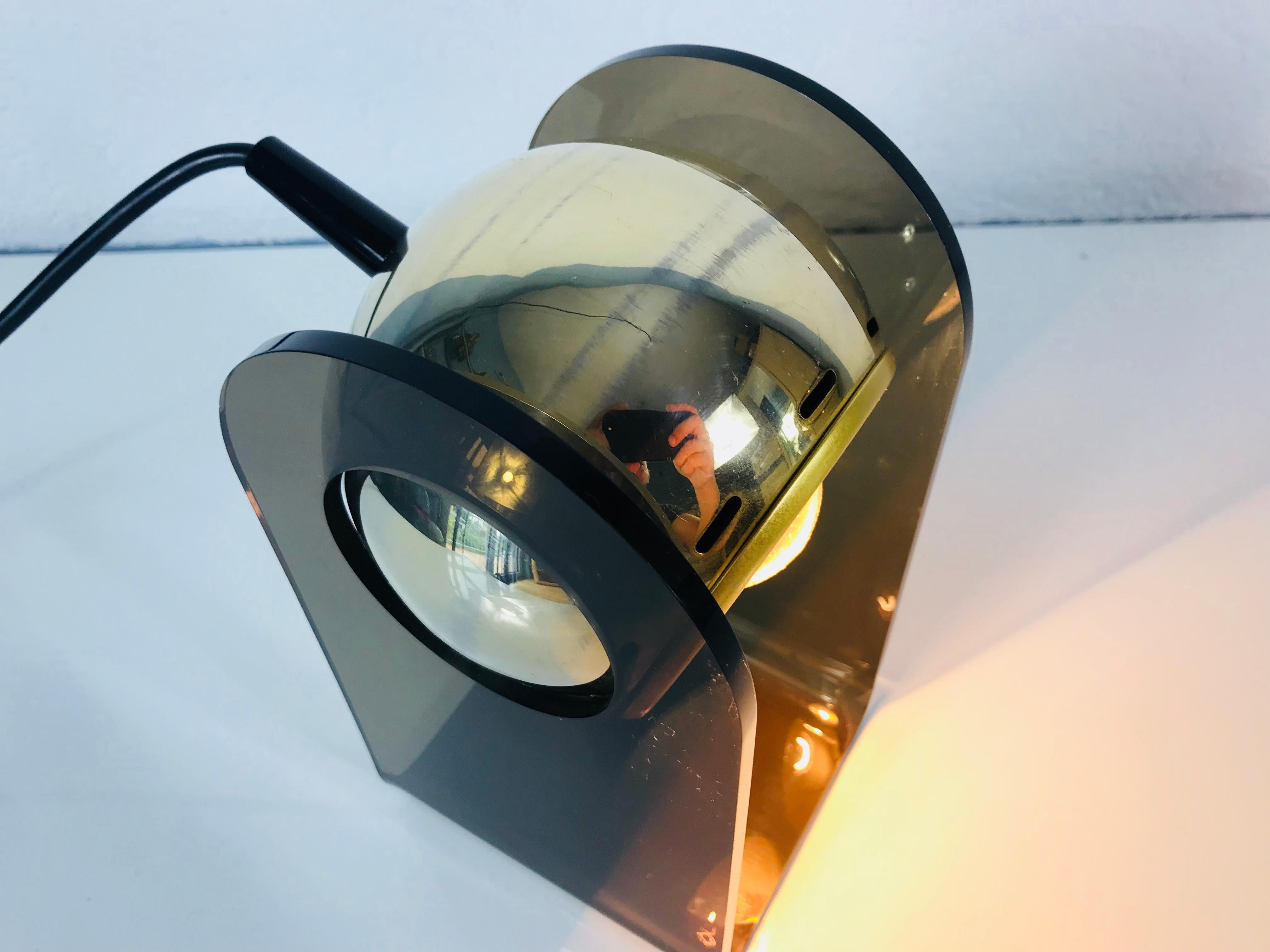 Aluminum Gino Sarfatti Table Lamp Model 540P for Arteluce, Italy, 1968