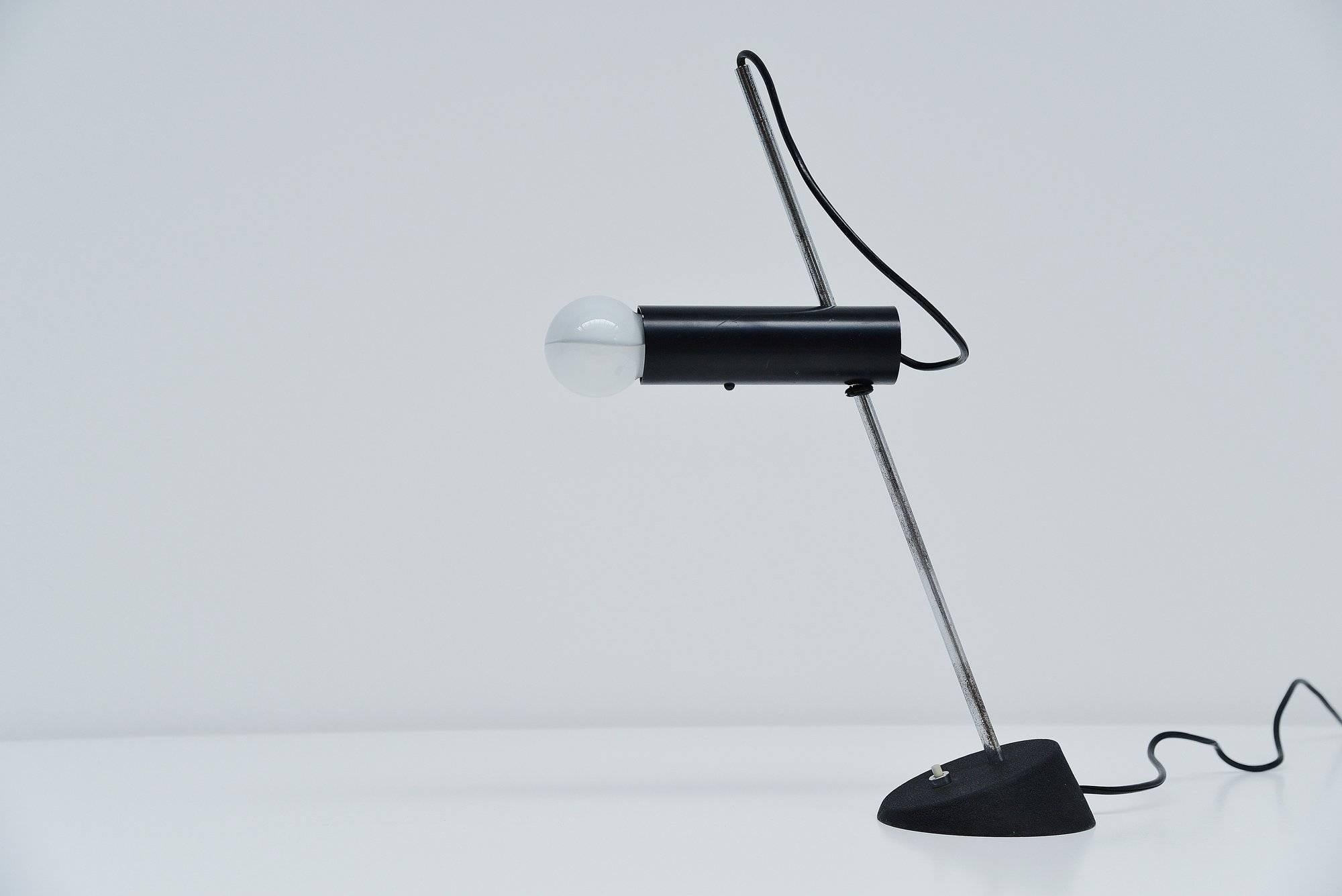 Cold-Painted Gino Sarfatti Table Lamp Model 566 Arteluce, 1956