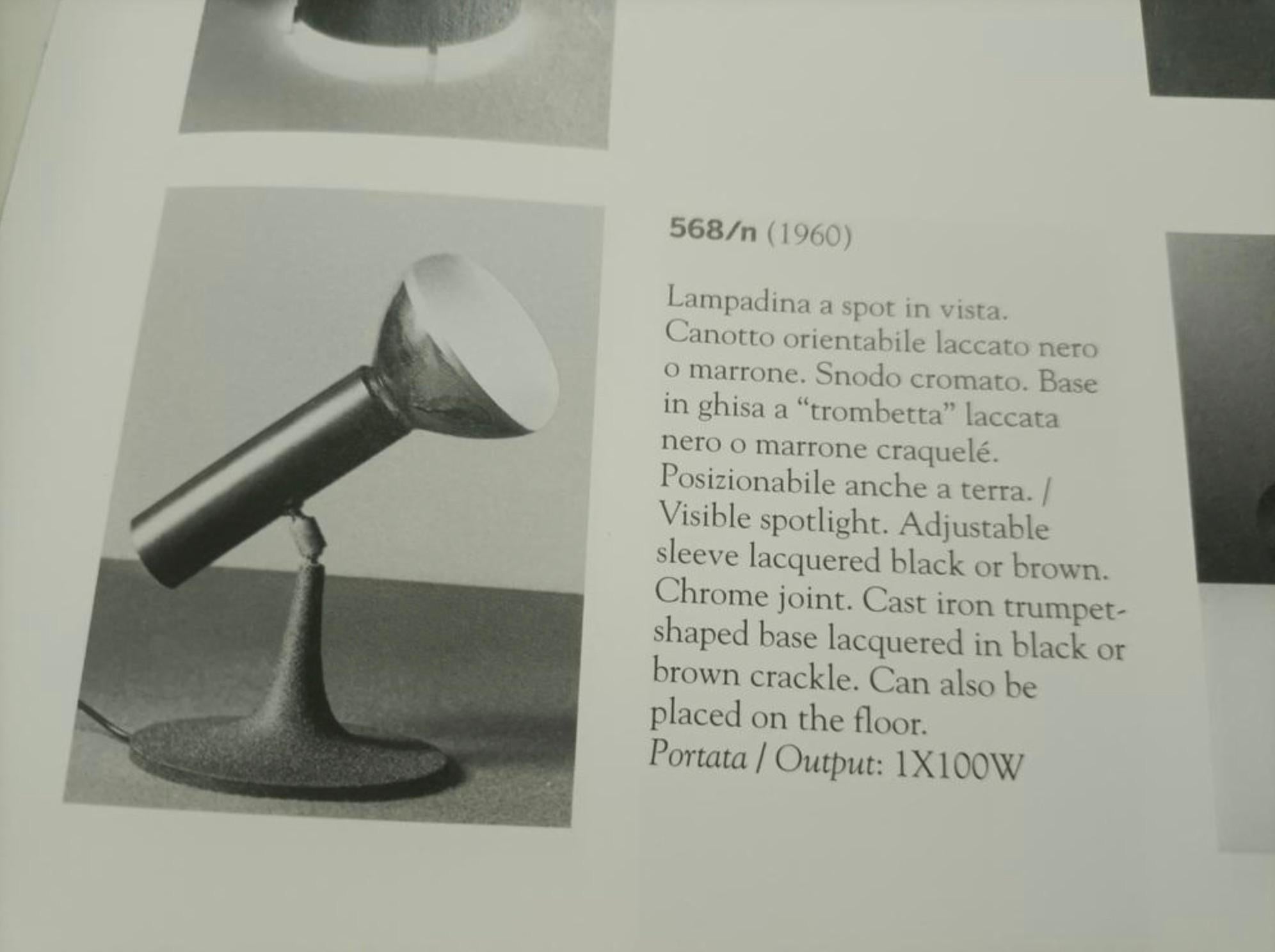 Gino Sarfatti Table Lamp, Model no. 568/N In Good Condition For Sale In Los Angeles, CA