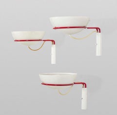 Gino Sarfatti Three Wall Lamps