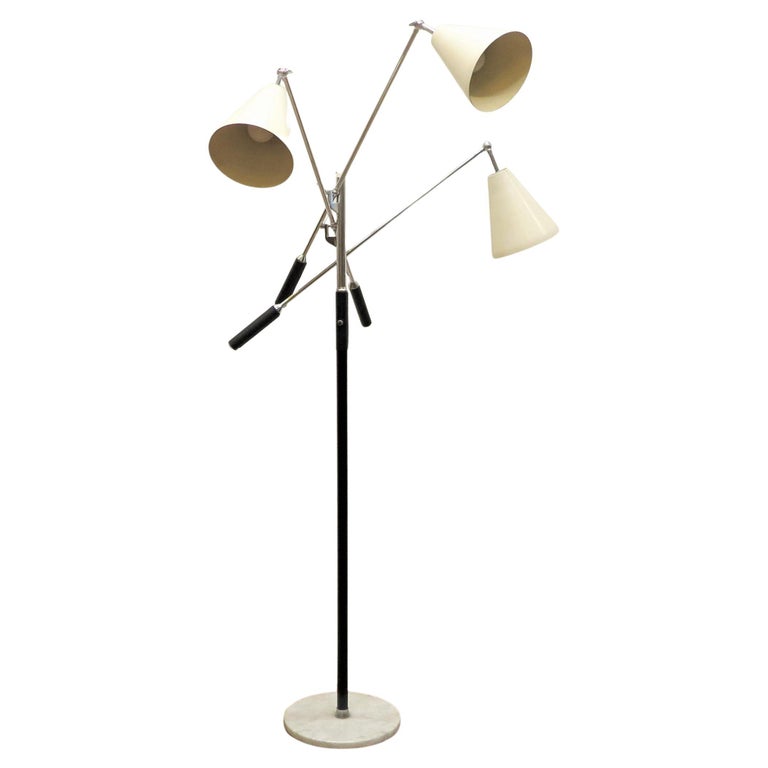 koncept Långiver Hjemløs Gino Sarfatti Triennale Floor Lamp For Sale at 1stDibs
