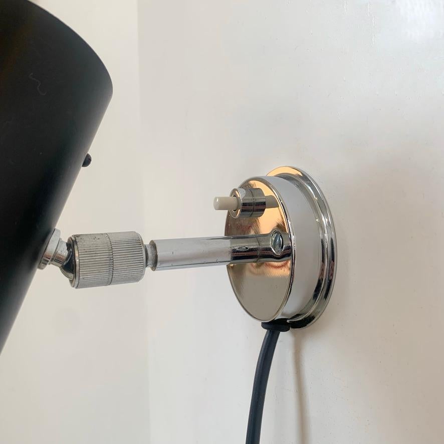 Gino Sarfatti Vintage Model 31 B Black Sconce,  Arteluce, Italy For Sale 5