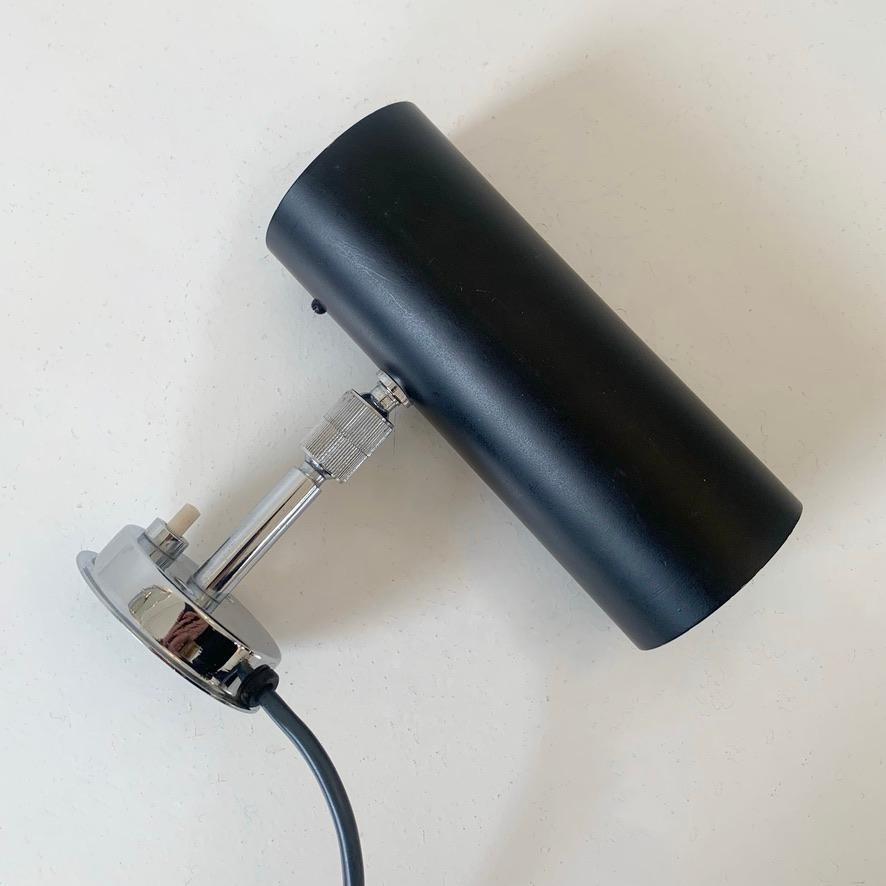 Gino Sarfatti Vintage Model 31 B Black Sconce,  Arteluce, Italy For Sale 8