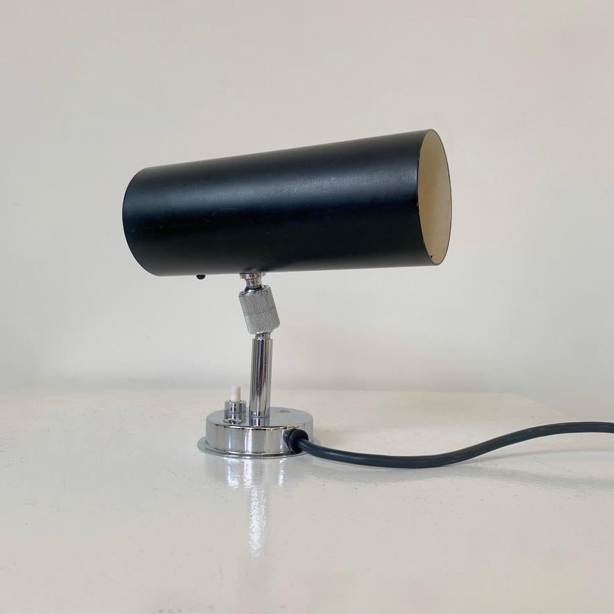 Gino Sarfatti Vintage Model 31 B Black Sconce,  Arteluce, Italy For Sale 1