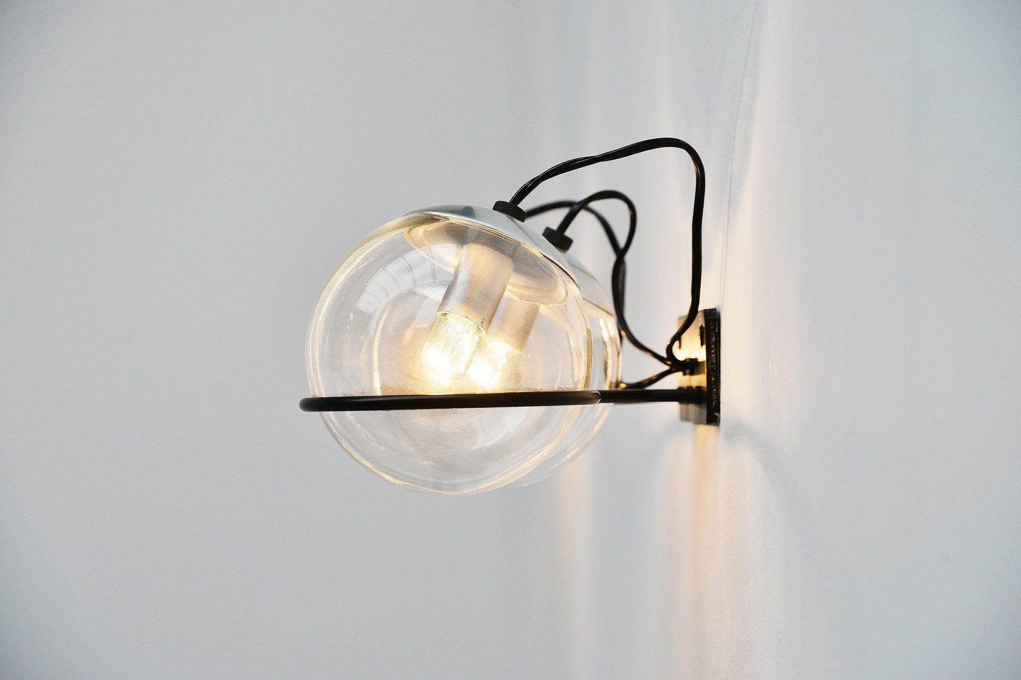 Italian Gino Sarfatti Wall Lamps Model 237/3 Arteluce, 1959 For Sale