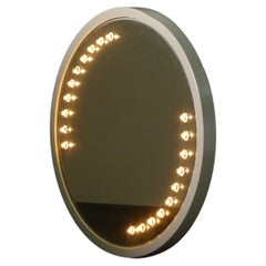Gino Sarfatti, Wall Mirror with Lights, Model 51/B, Design 1971, Arteluce, Italy