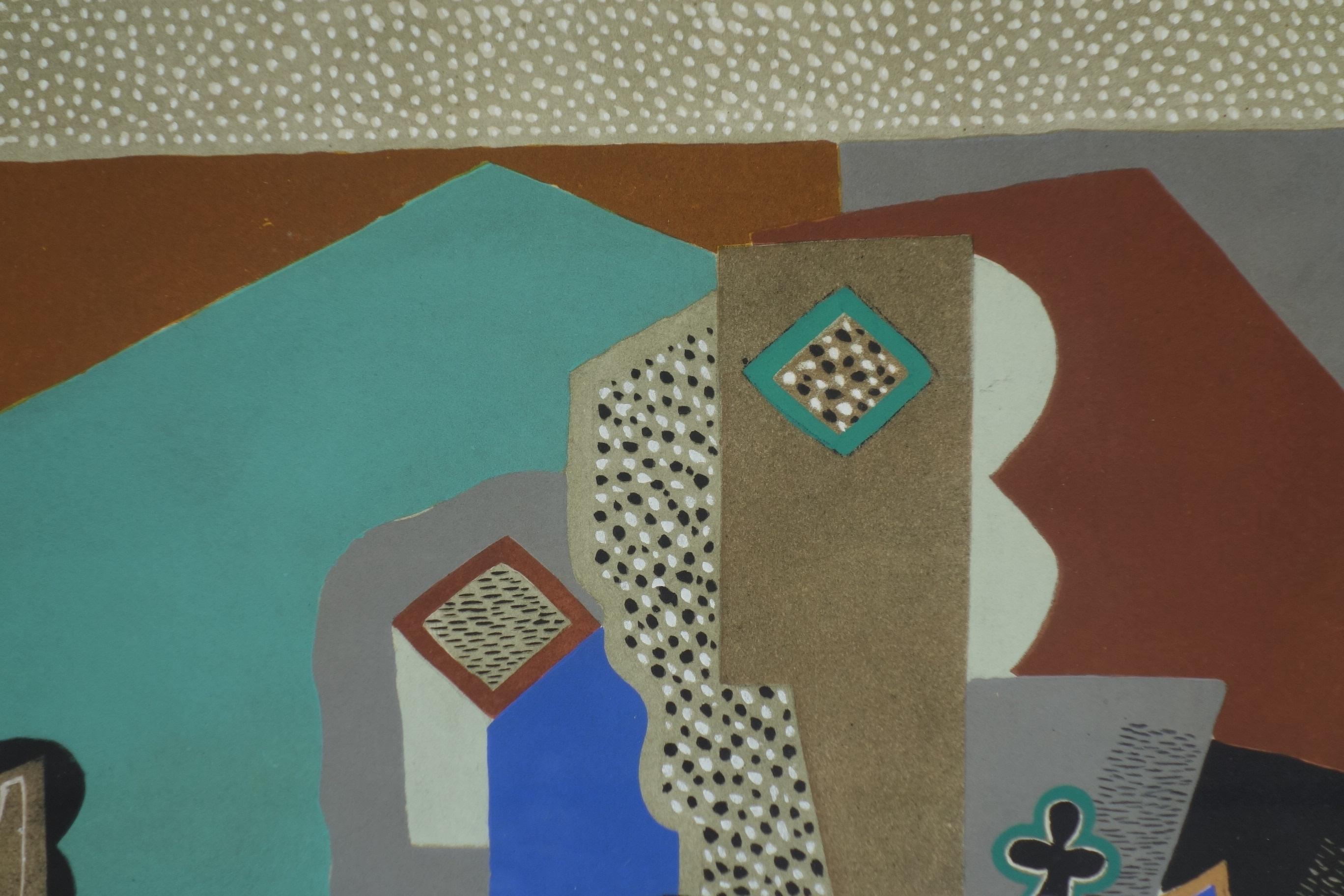 Gino Severini Nature Morte Litograph 1958 For Sale 3
