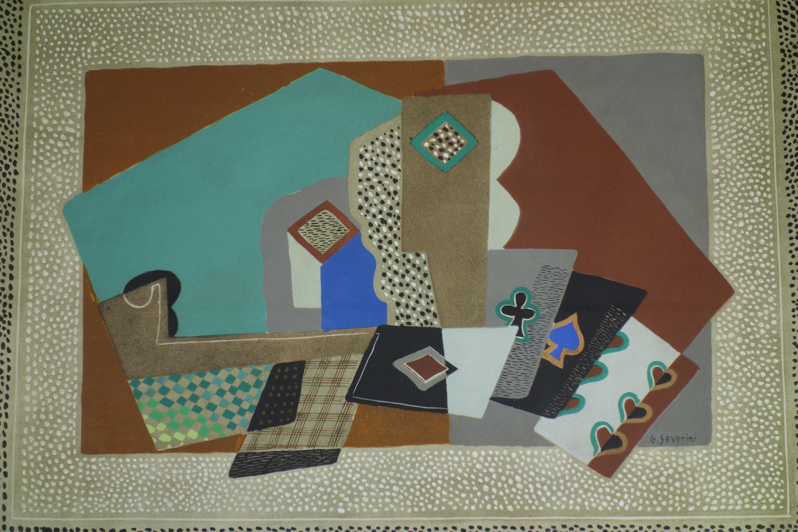 Gino Severini Nature Morte Litograph 1958 For Sale 2