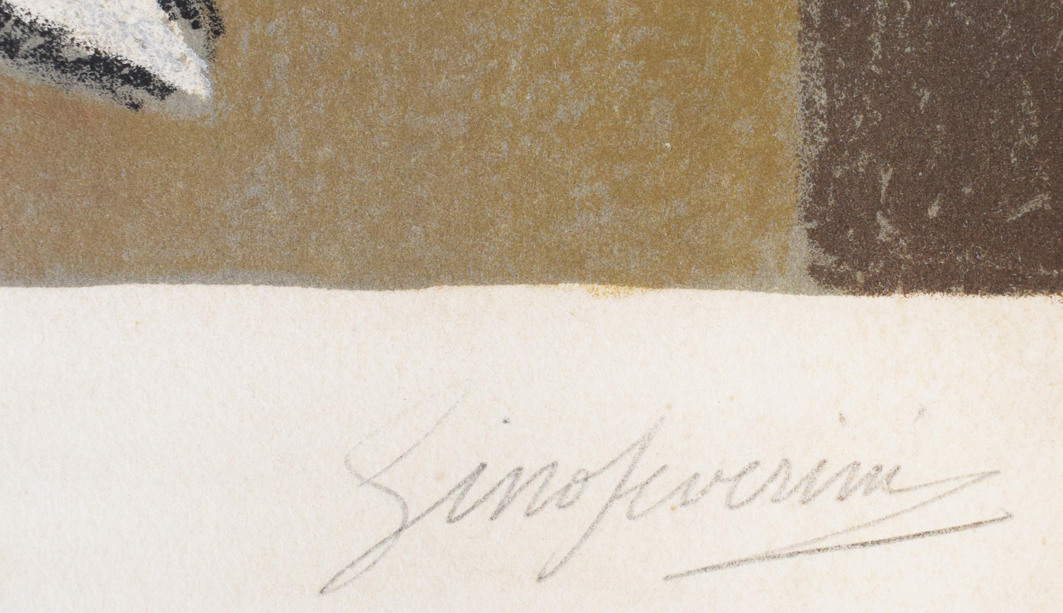 Commedia dell'Arte - Cubismo Italiano Futurismo - Print Futurista de Gino Severini