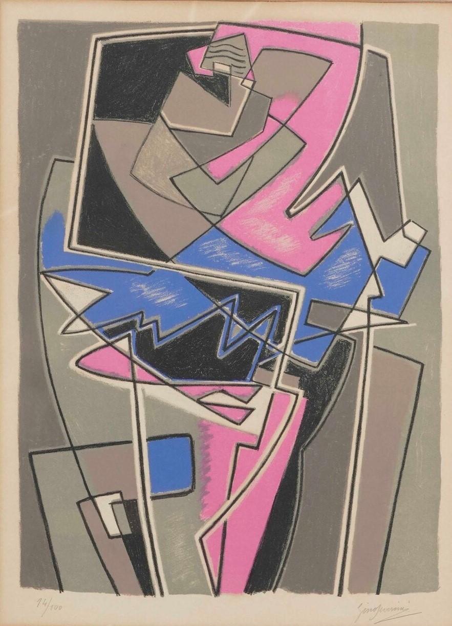 Gino Severini (1883-1966) - Ballerine - Litografía sobre papel - 1954