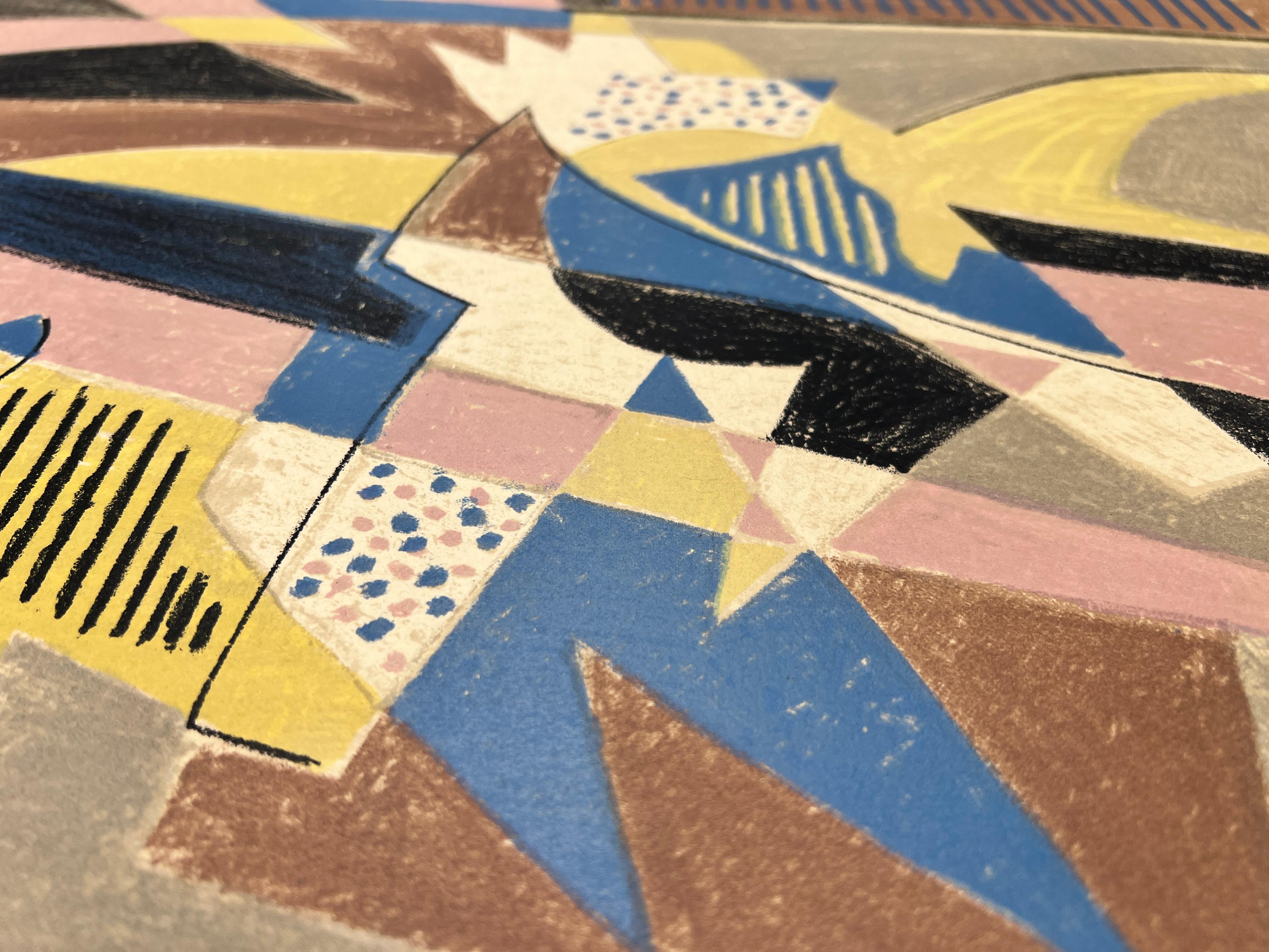 Gino Severini (1883 - 1966) - Danseuse - Seven-color lithograph - 1957 For Sale 2