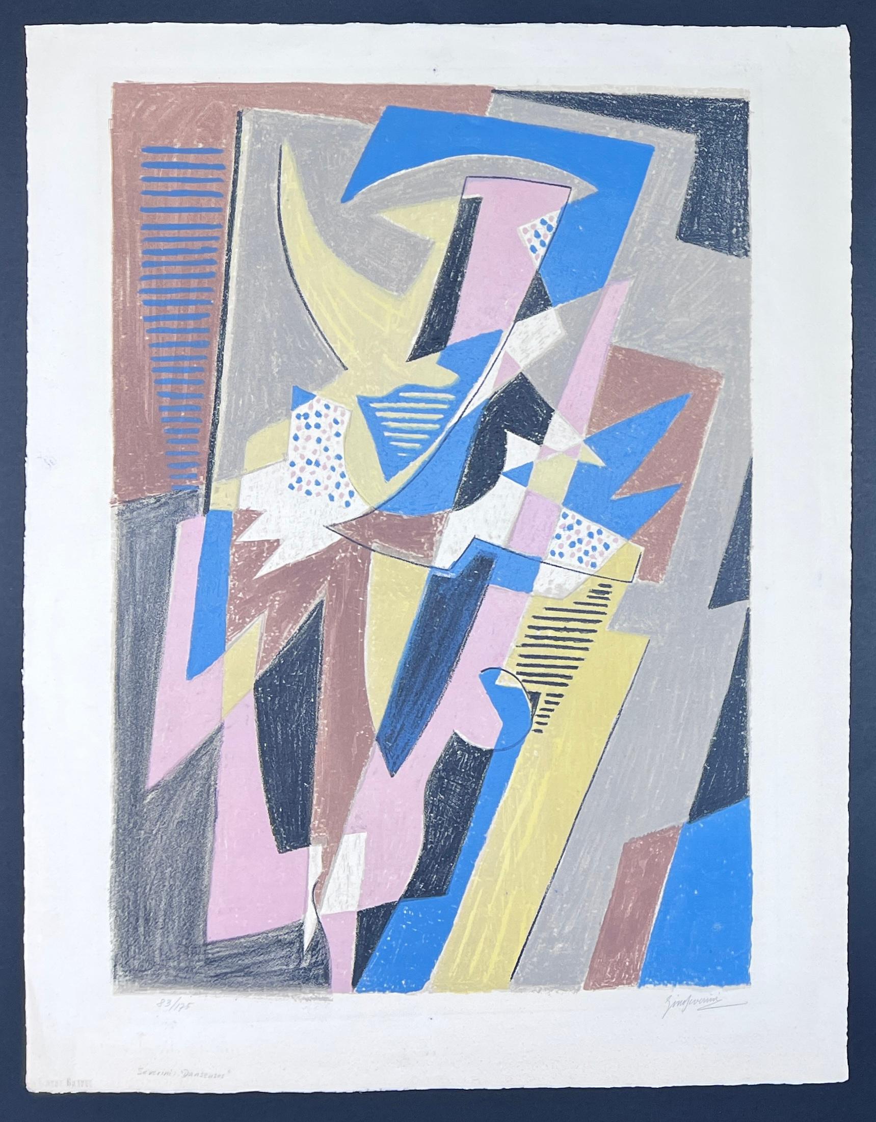 Seven-color lithograph , edited in 1957
Limited edition of 175 copies , numbered 83/175 in lower left
Hand signed by artist in pencil in the lower right margin
paper size: : 66.2 x 50.8 cm
plate size: 56.5 x 39.5 cm
excellent conditions with strong