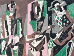 Gino Severini ( 1883 – 1966 ) – LE CONCERT – hand-signed lithograph – 1955