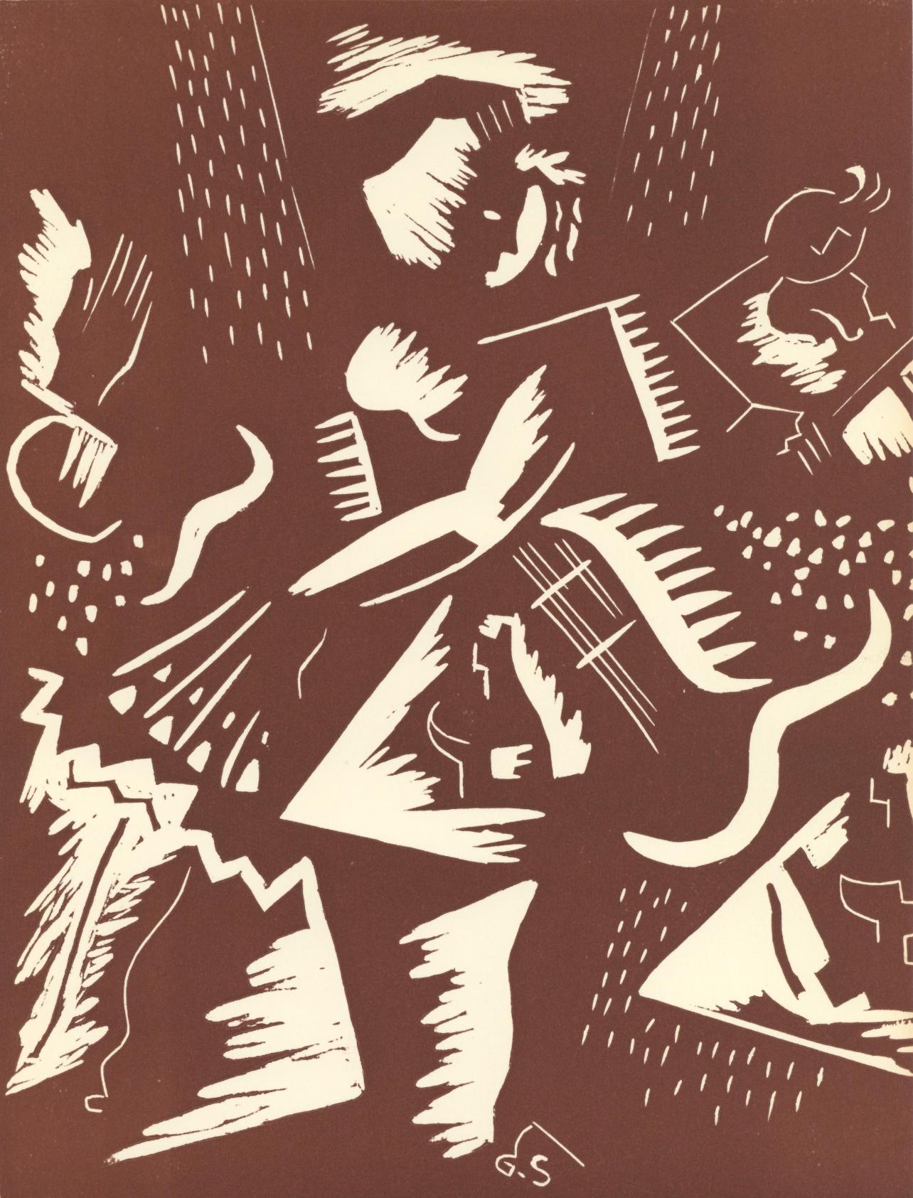 Gino Severini Abstract Print - Severini, Gravure Futuriste, XXe Siècle (after)