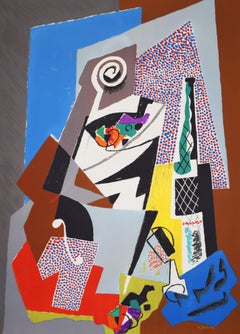 Natura morta con violino  Natura Morta con Violino - Cubismo Futurismo Italiano